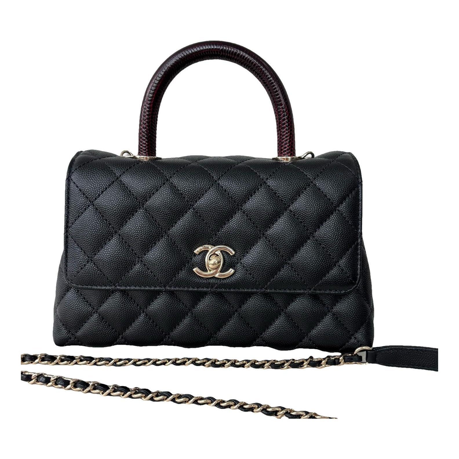Coco Handle leather handbag