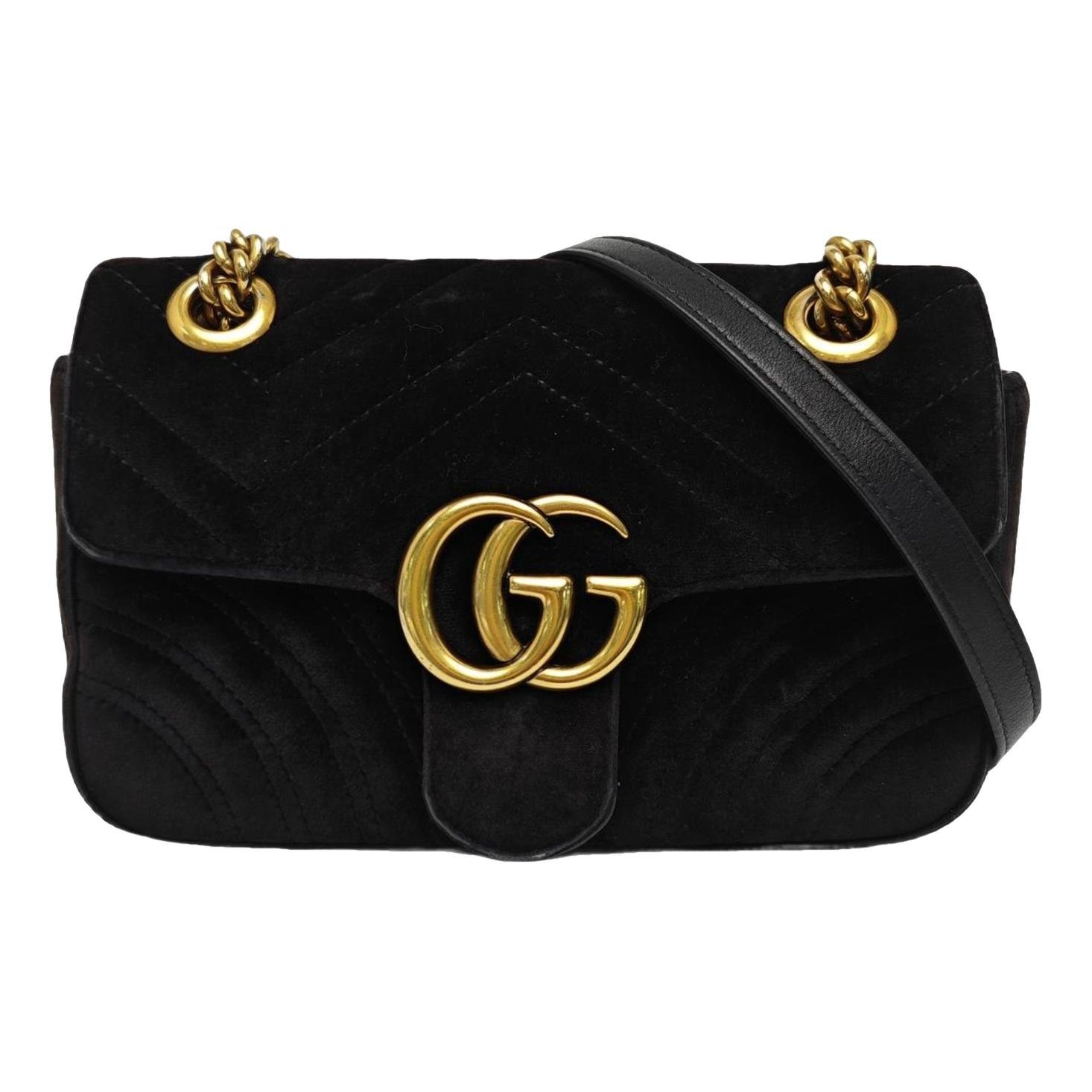 GG Marmont velvet handbag