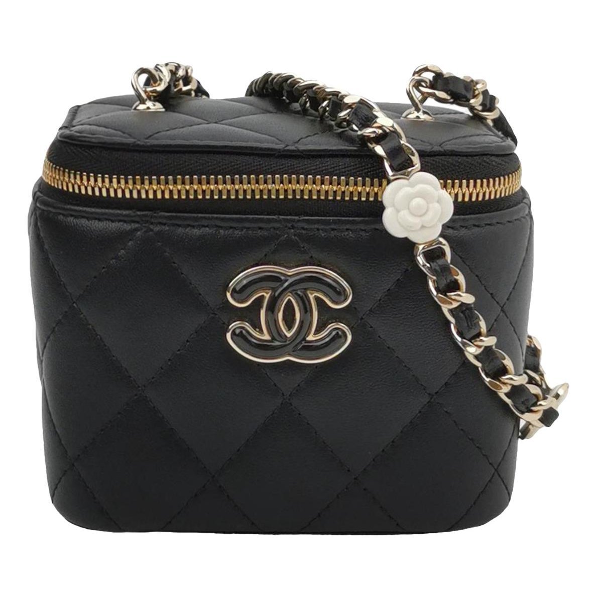 Trendy CC Vanity leather handbag