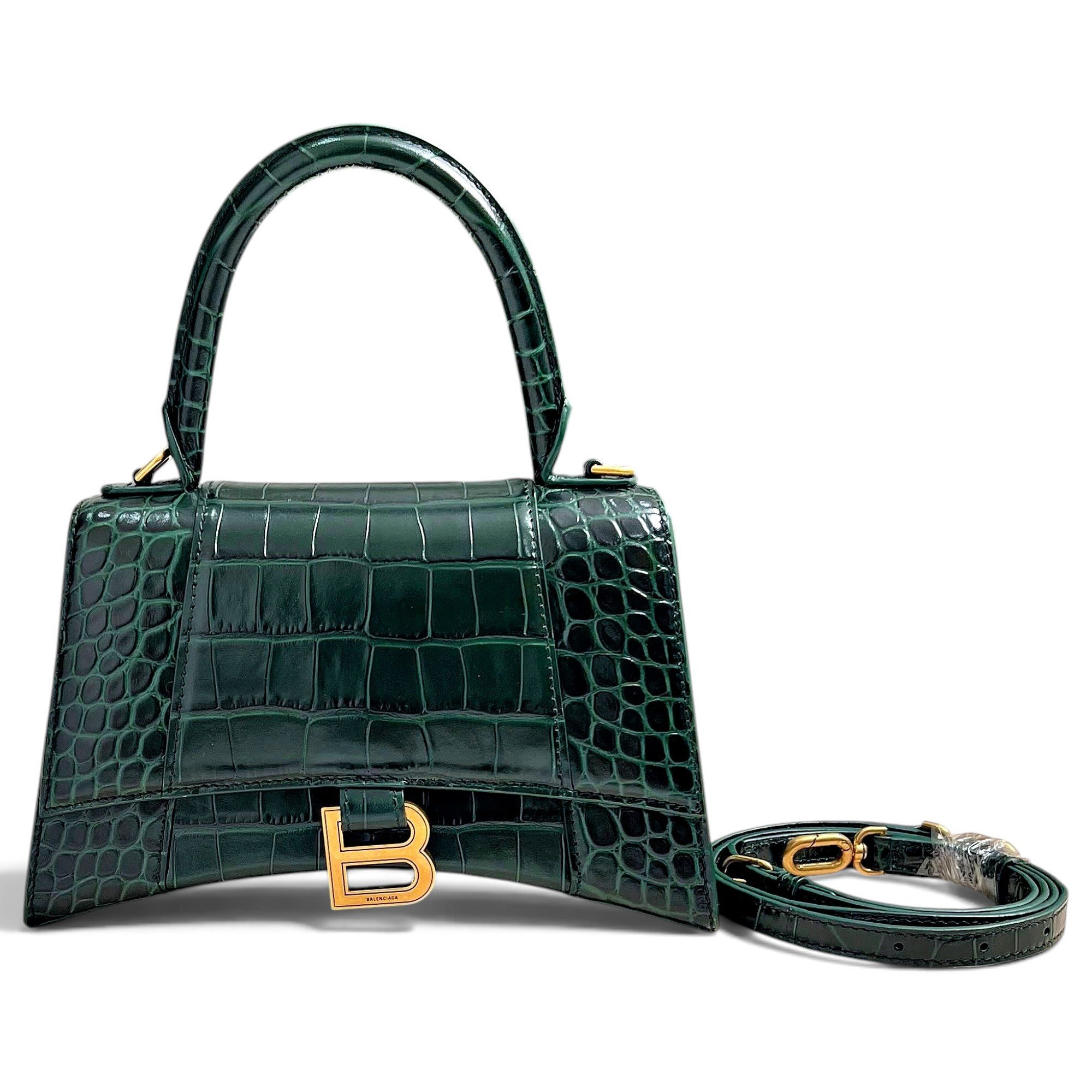 Balenciaga Hourglass leather handbag