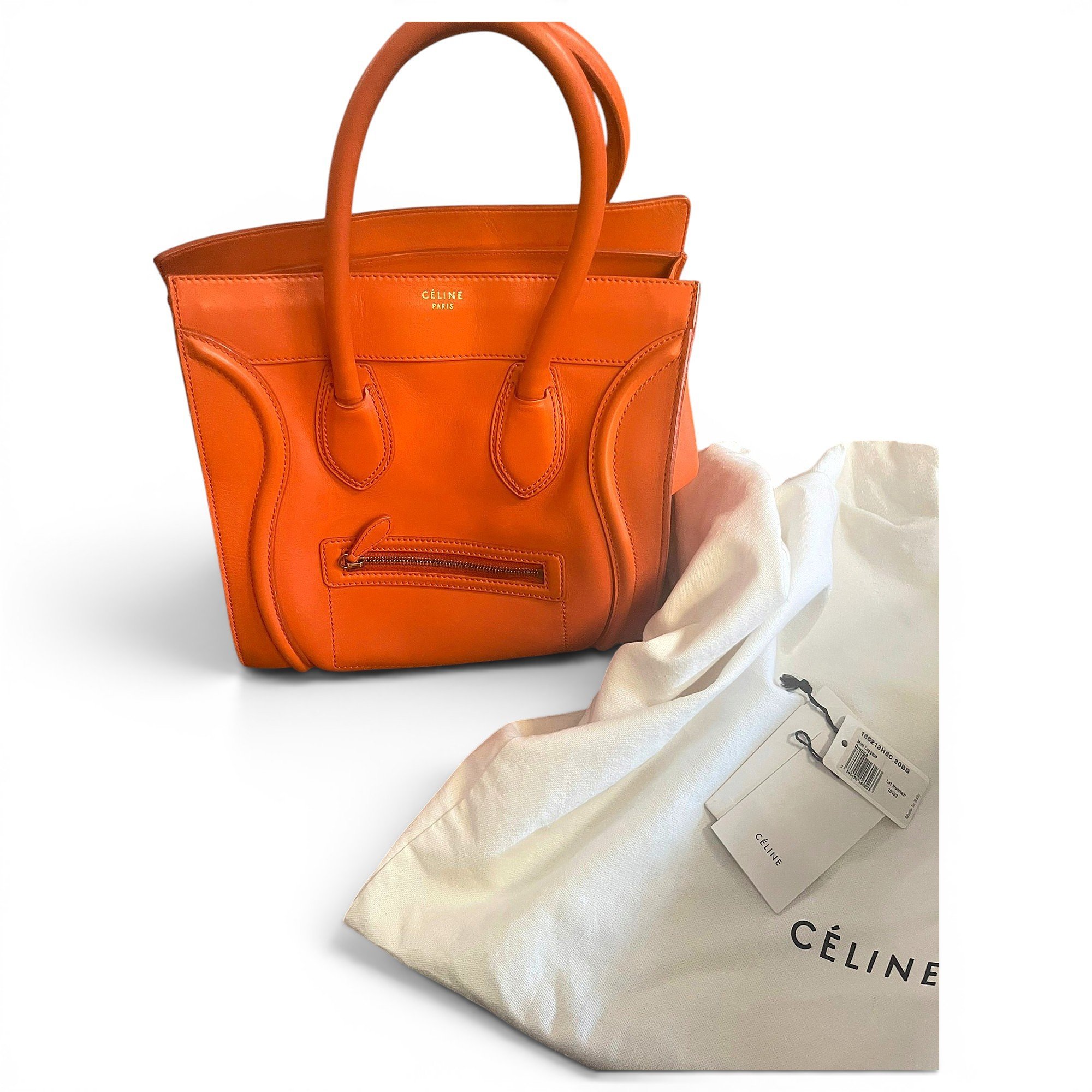 Luggage leather handbag