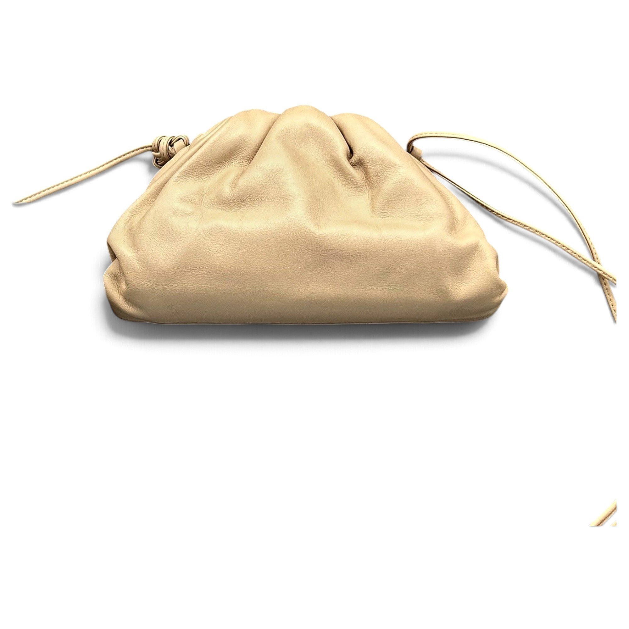 Pouch leather handbag