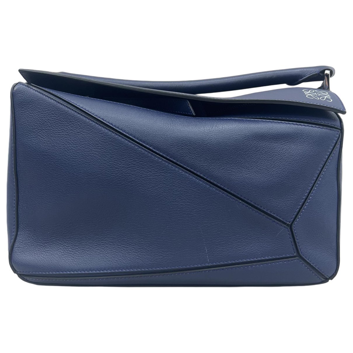 Puzzle leather handbag