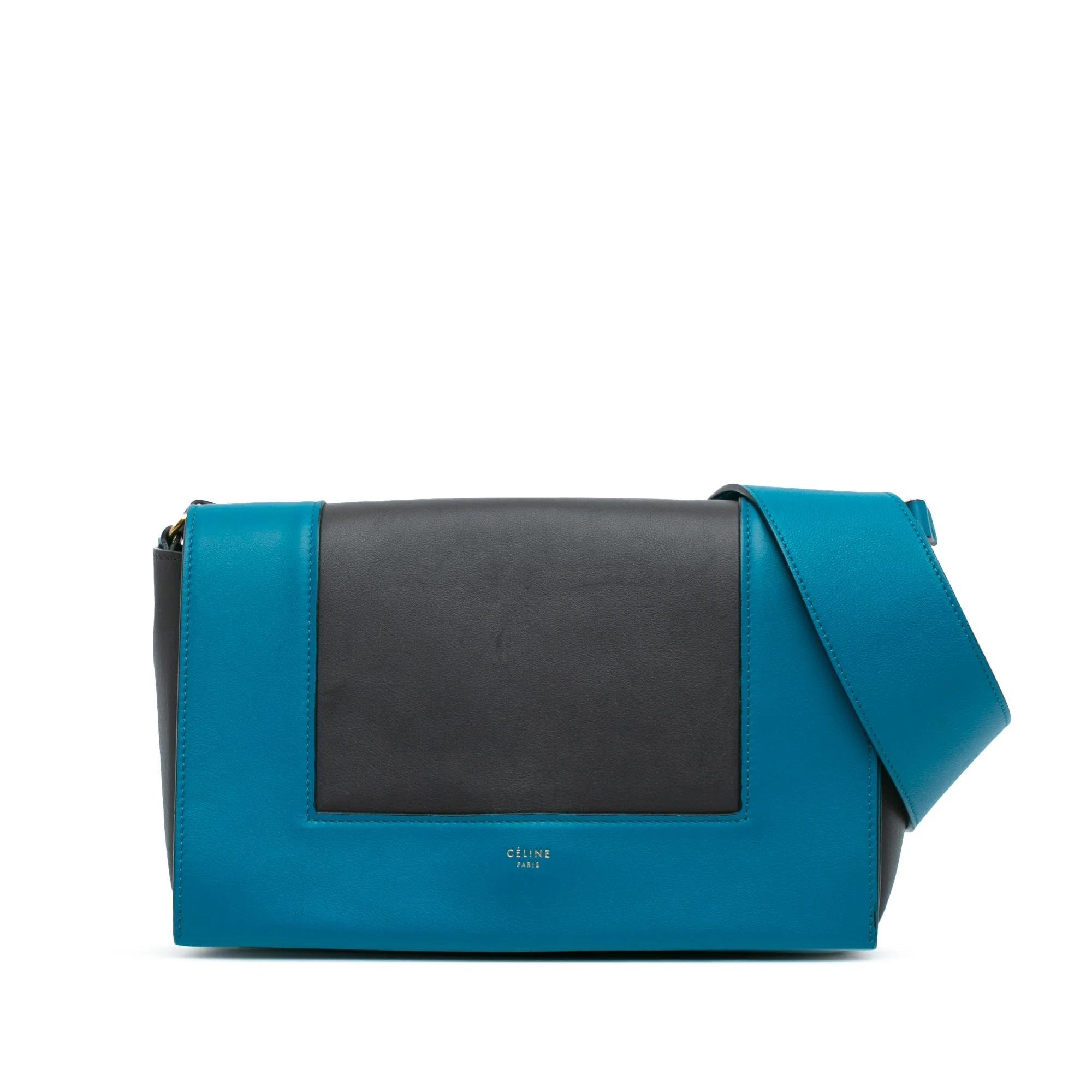 Frame pony-style calfskin handbag