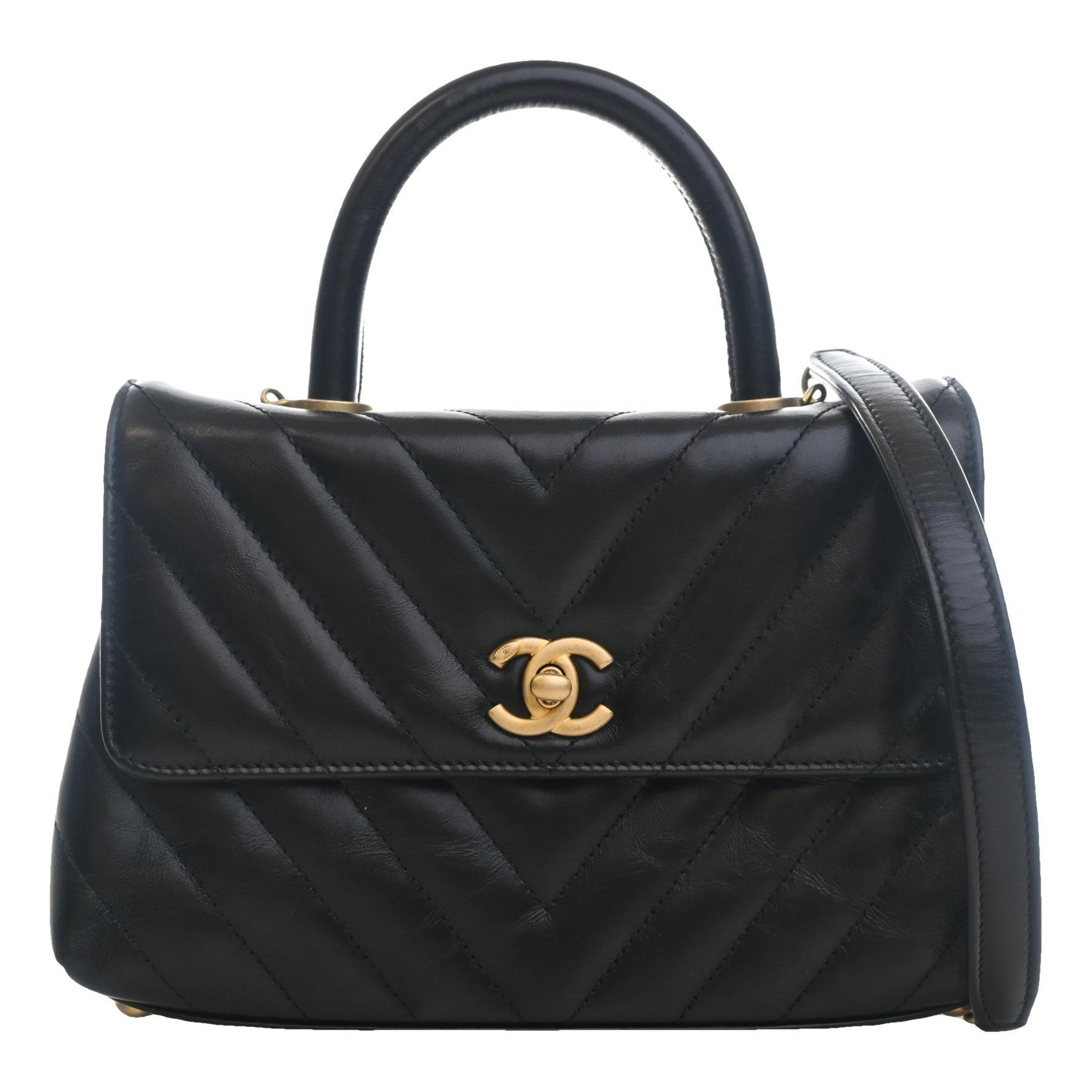 Coco Handle leather tote