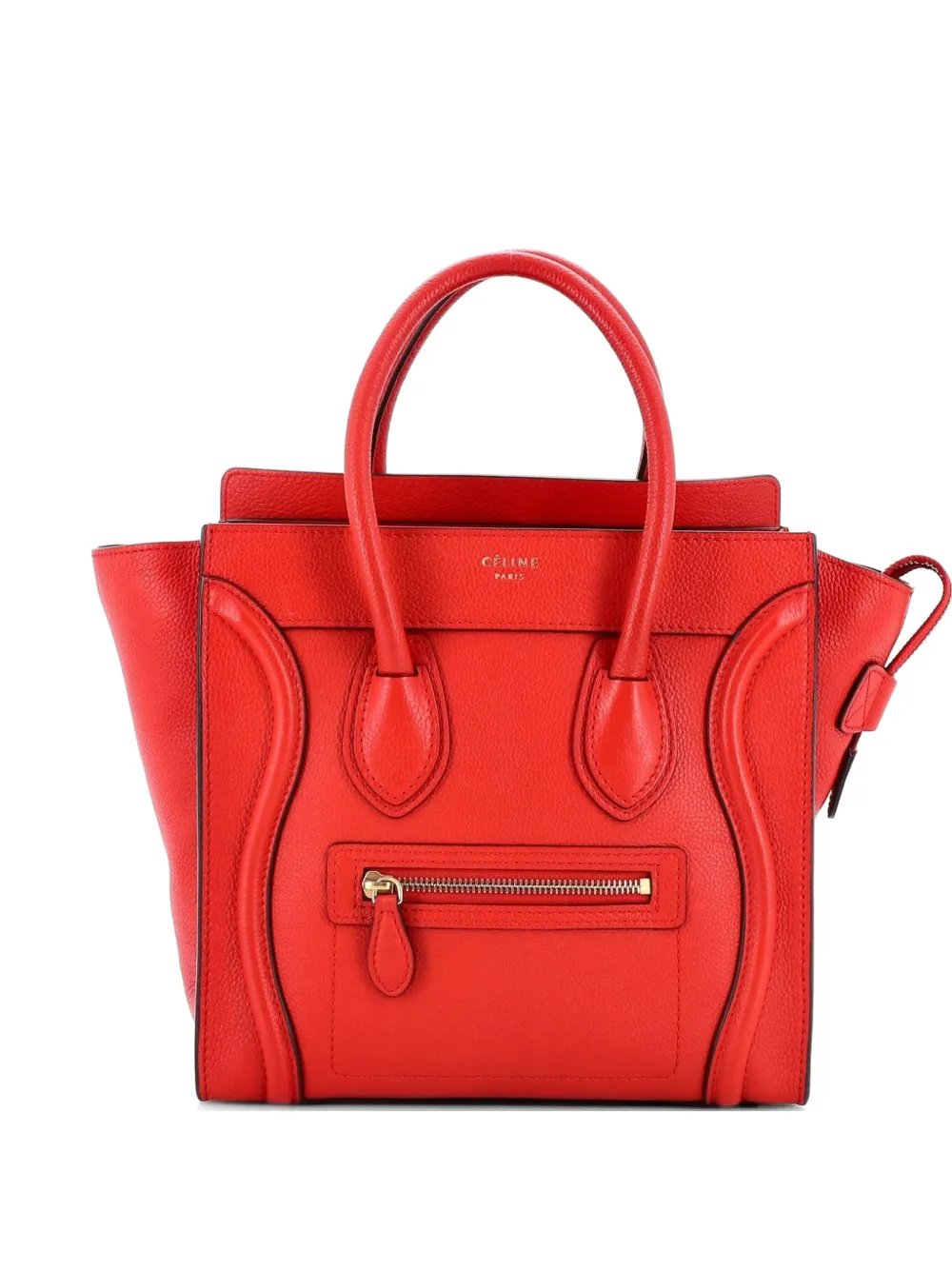 Luggage Bag Grainy Leather Micro tote bag