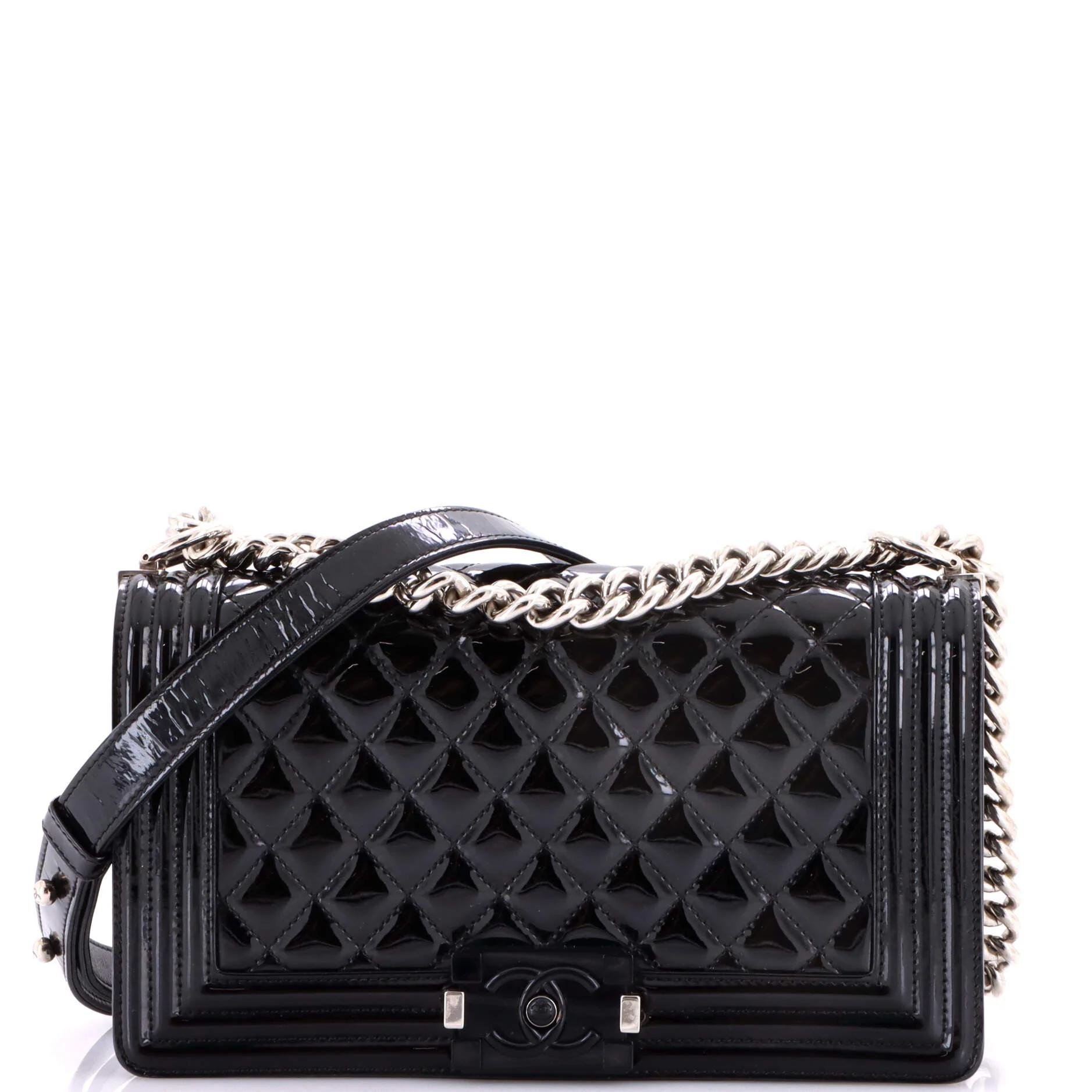 Boy patent leather handbag