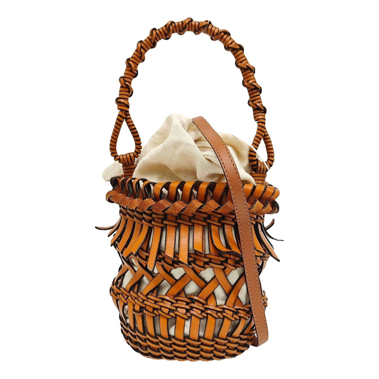 Gate Bucket leather handbag