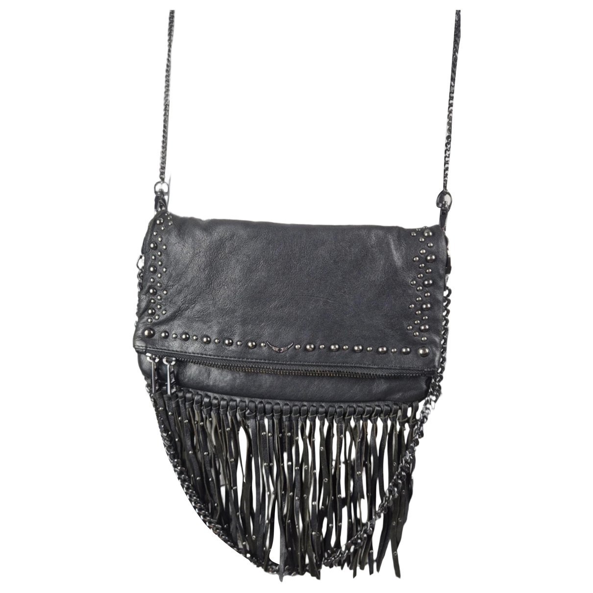 Rock leather crossbody bag