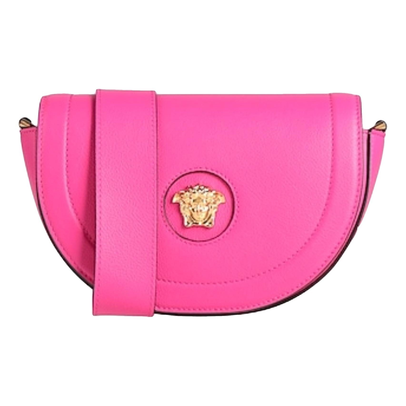 Versace La Medusa leather crossbody bag