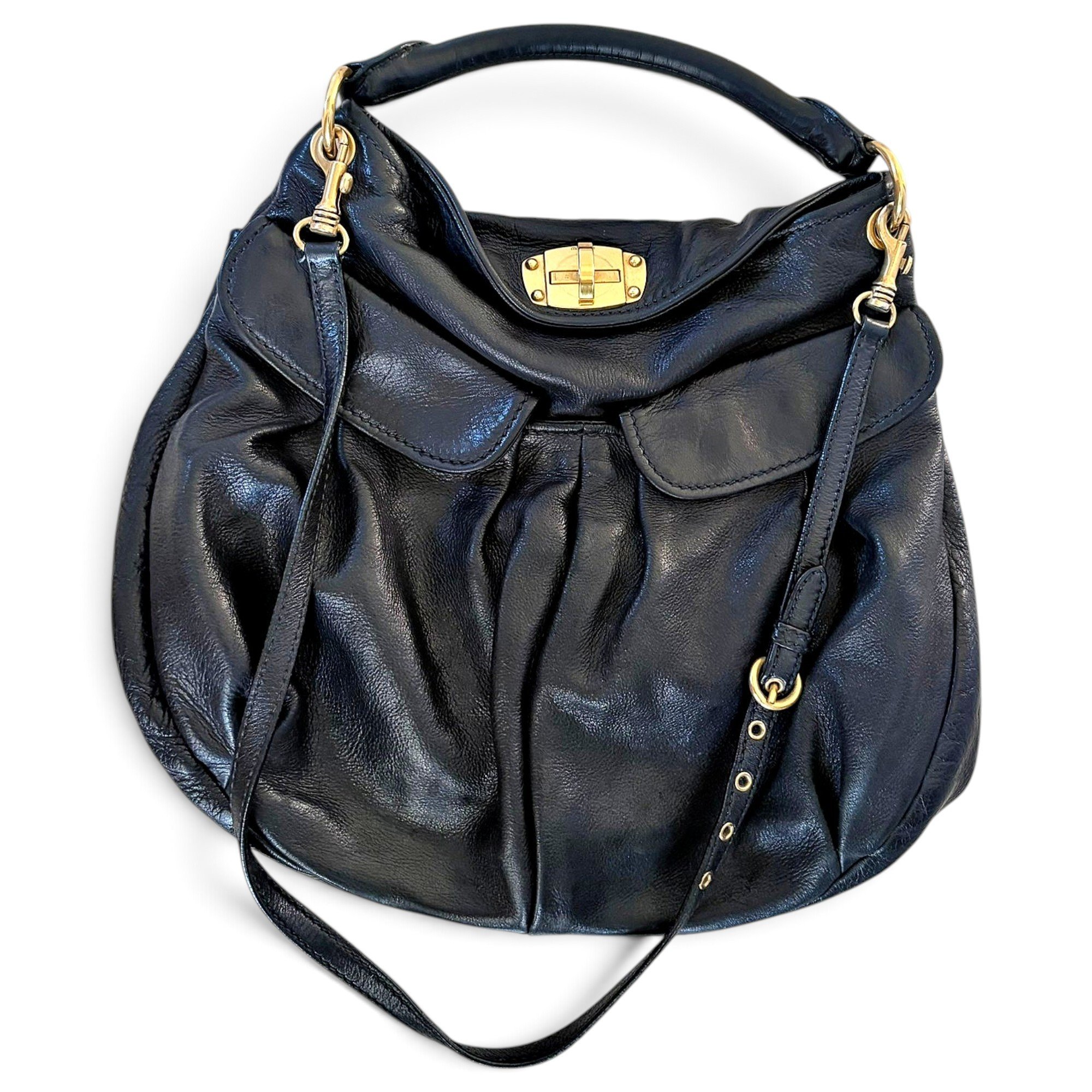 Leather handbag