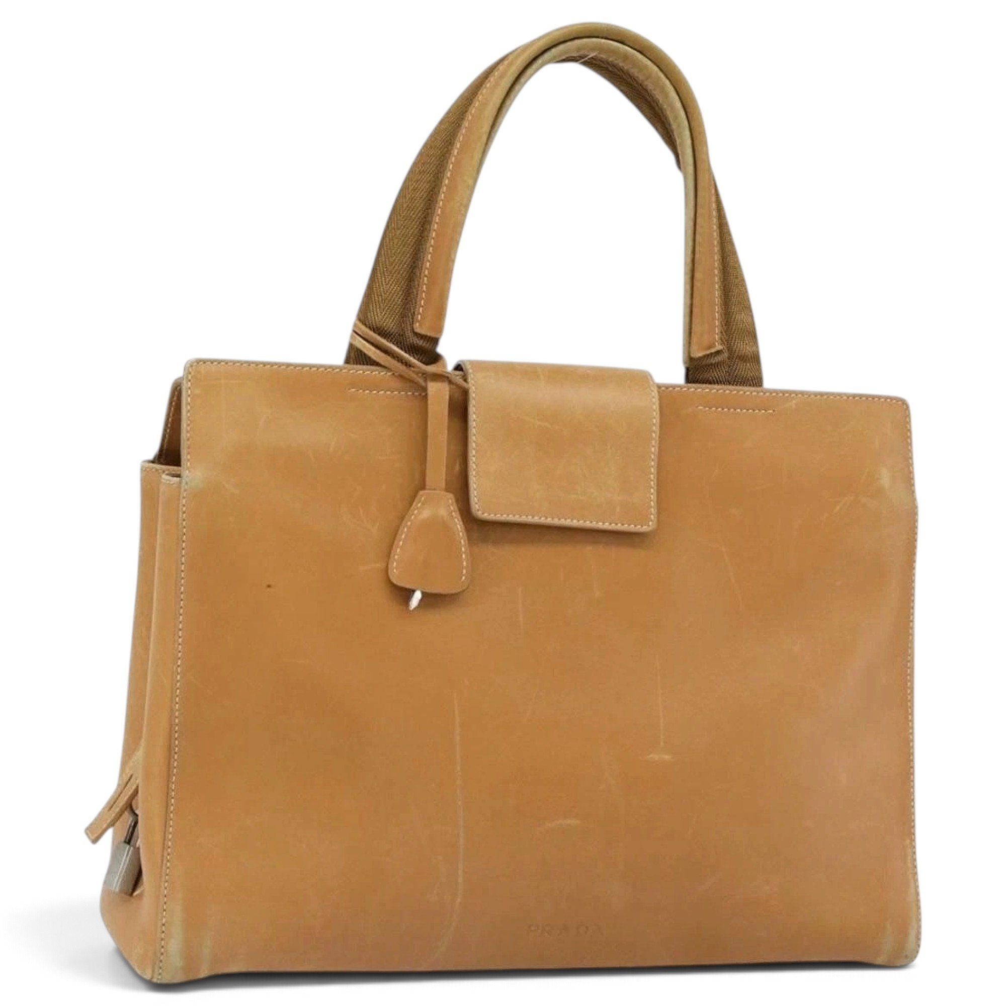 Leather tote