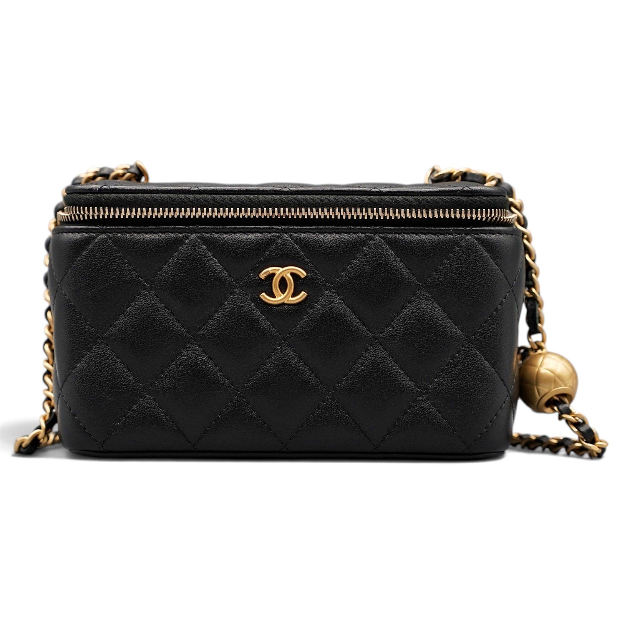 Trendy CC Vanity leather handbag