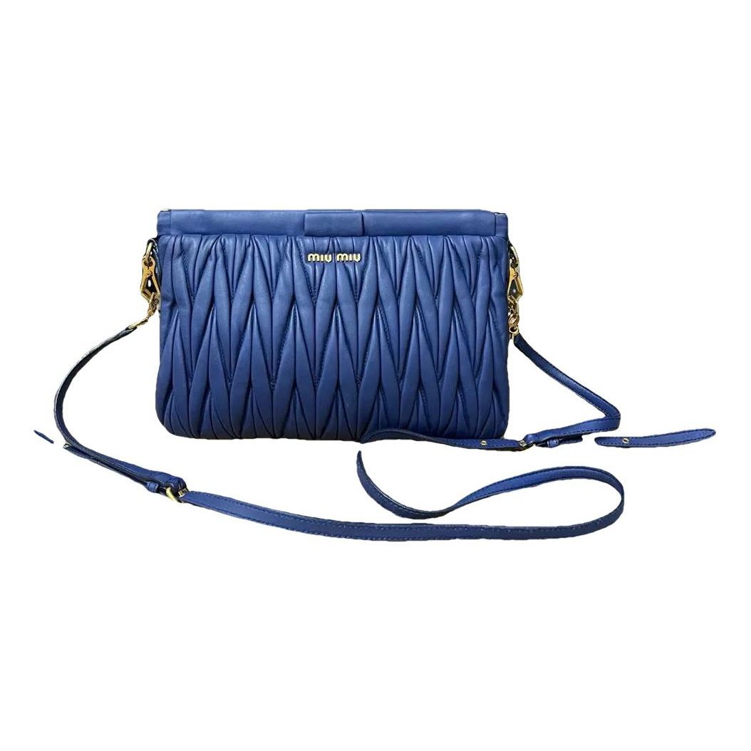 Miu Confidential leather crossbody bag