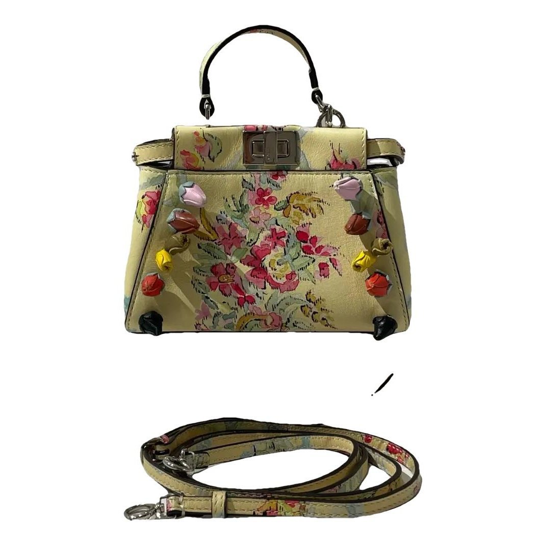 Peekaboo leather handbag