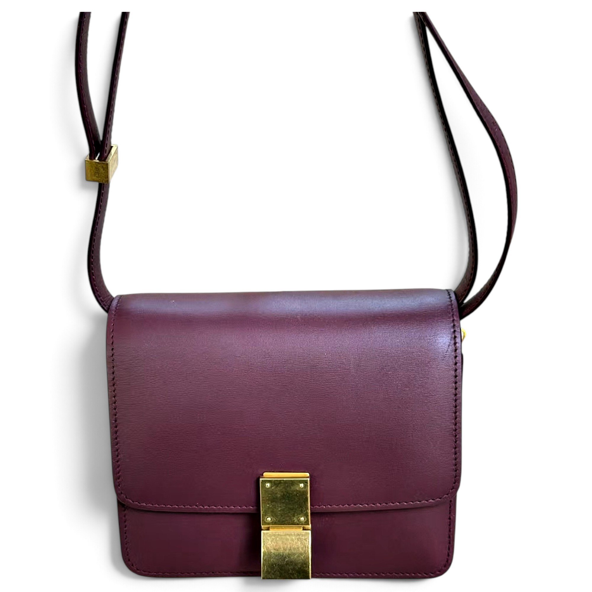 Classic leather crossbody bag