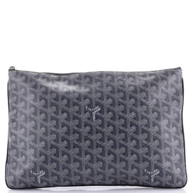 Goyard Senat Zip Pouch Coated Canvas MM