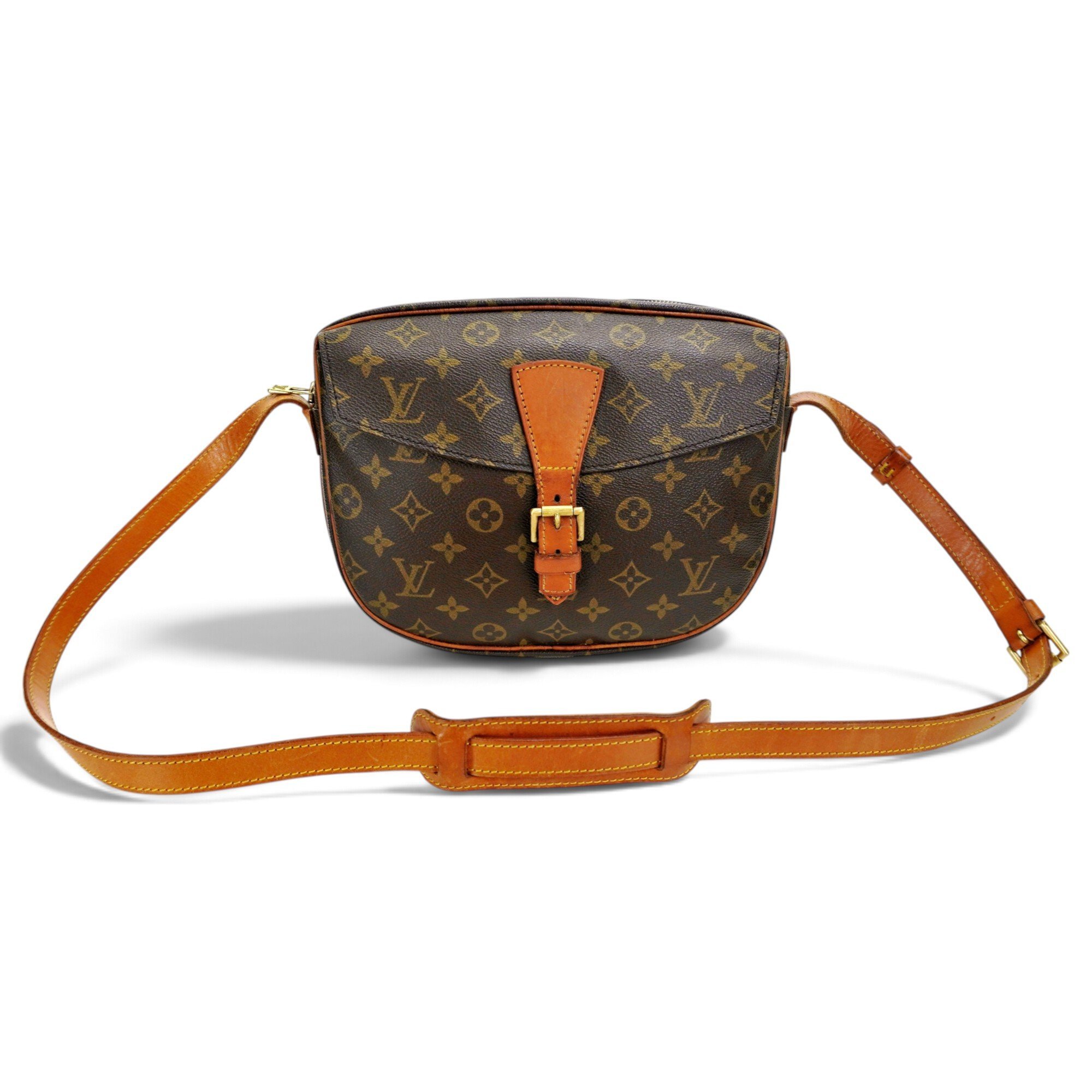 Jeune fille leather crossbody bag