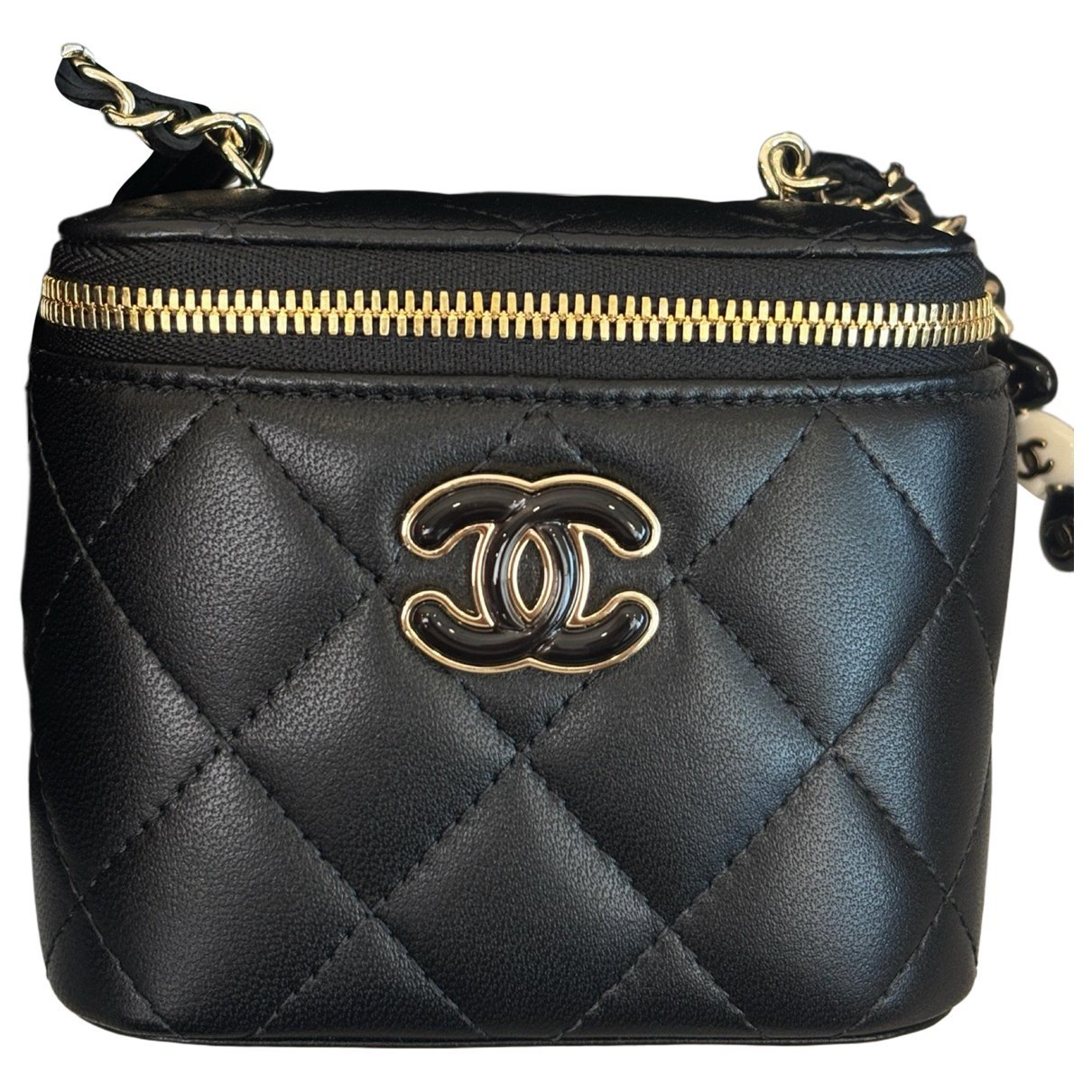 Vanity leather mini bag