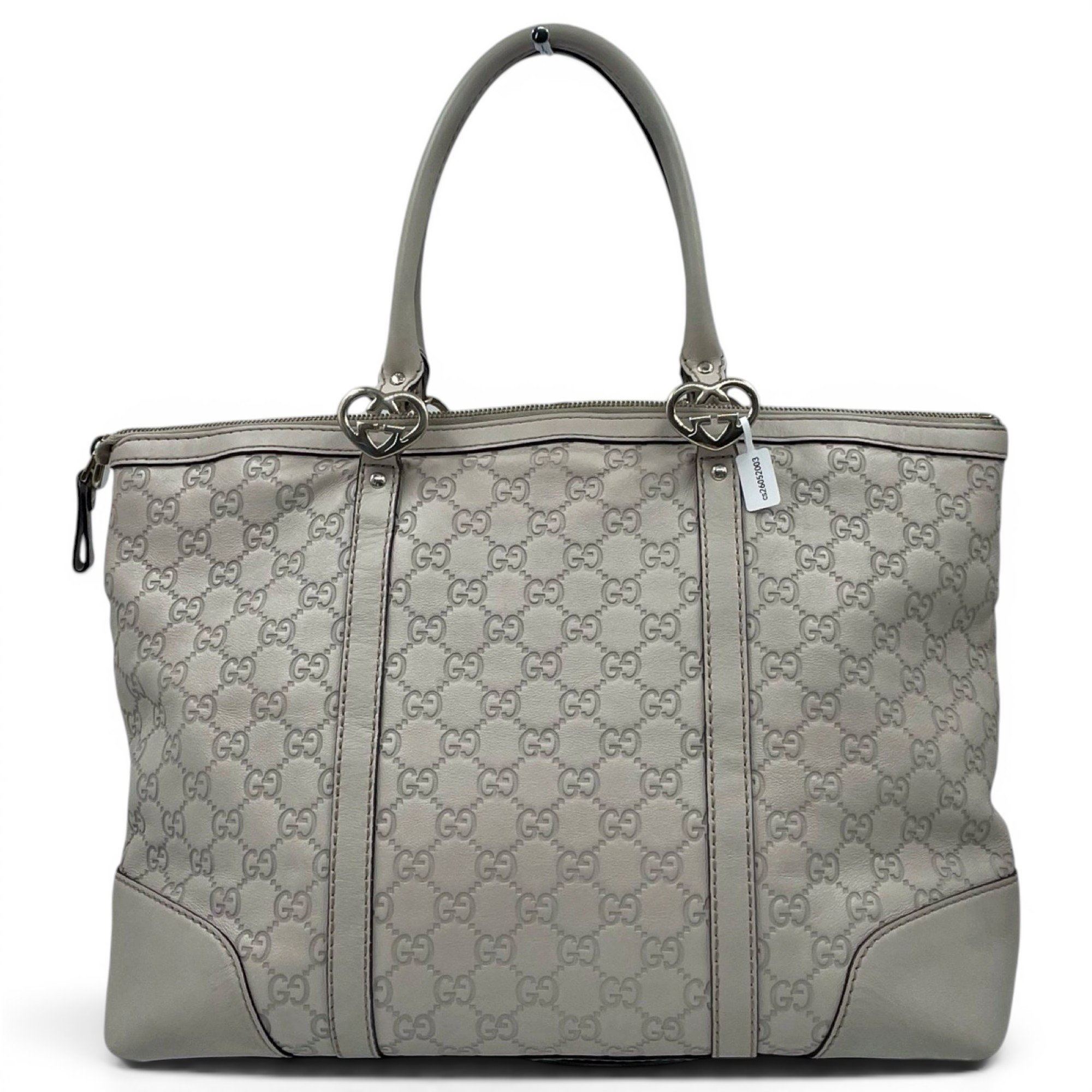 Leather tote