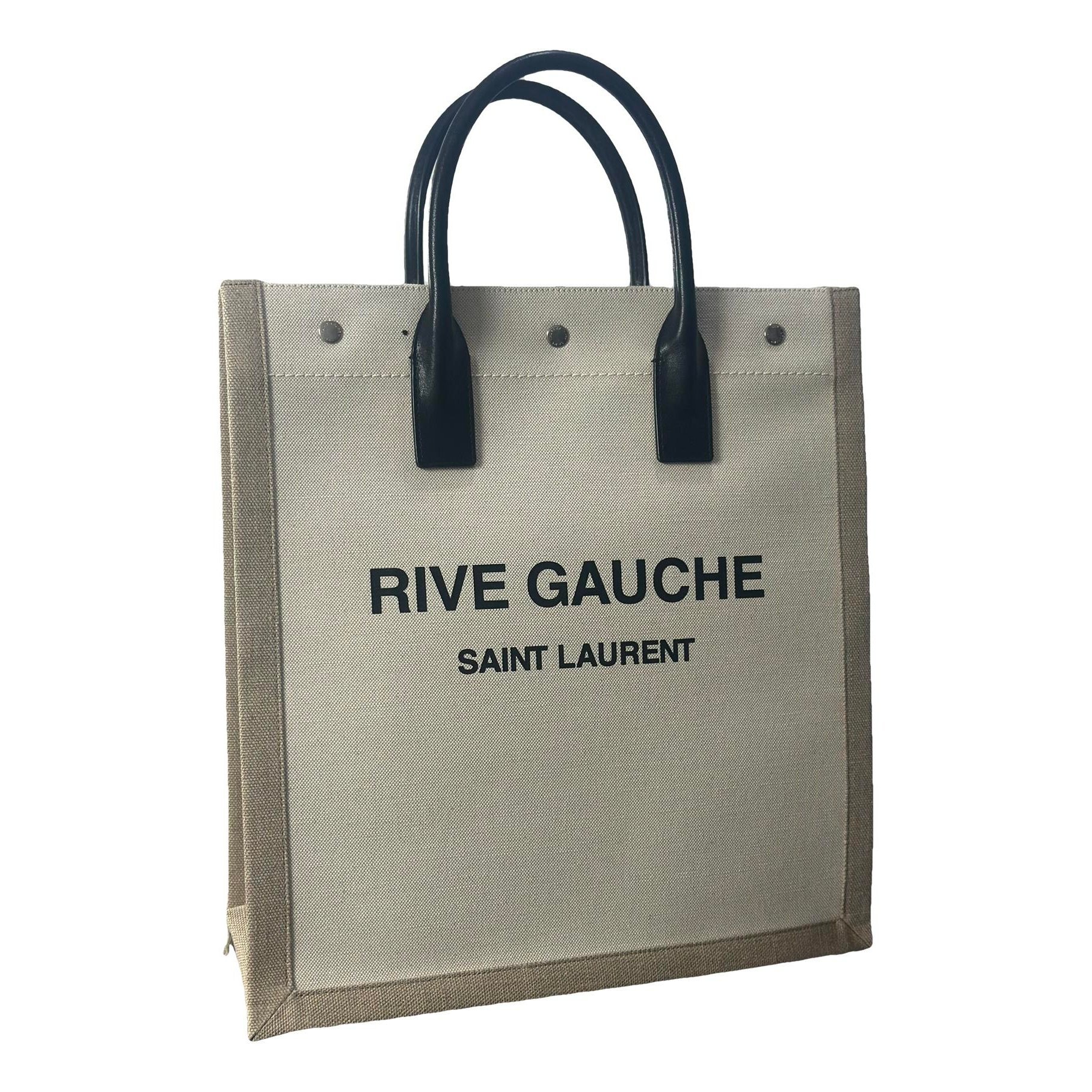Rive Gauche linen tote
