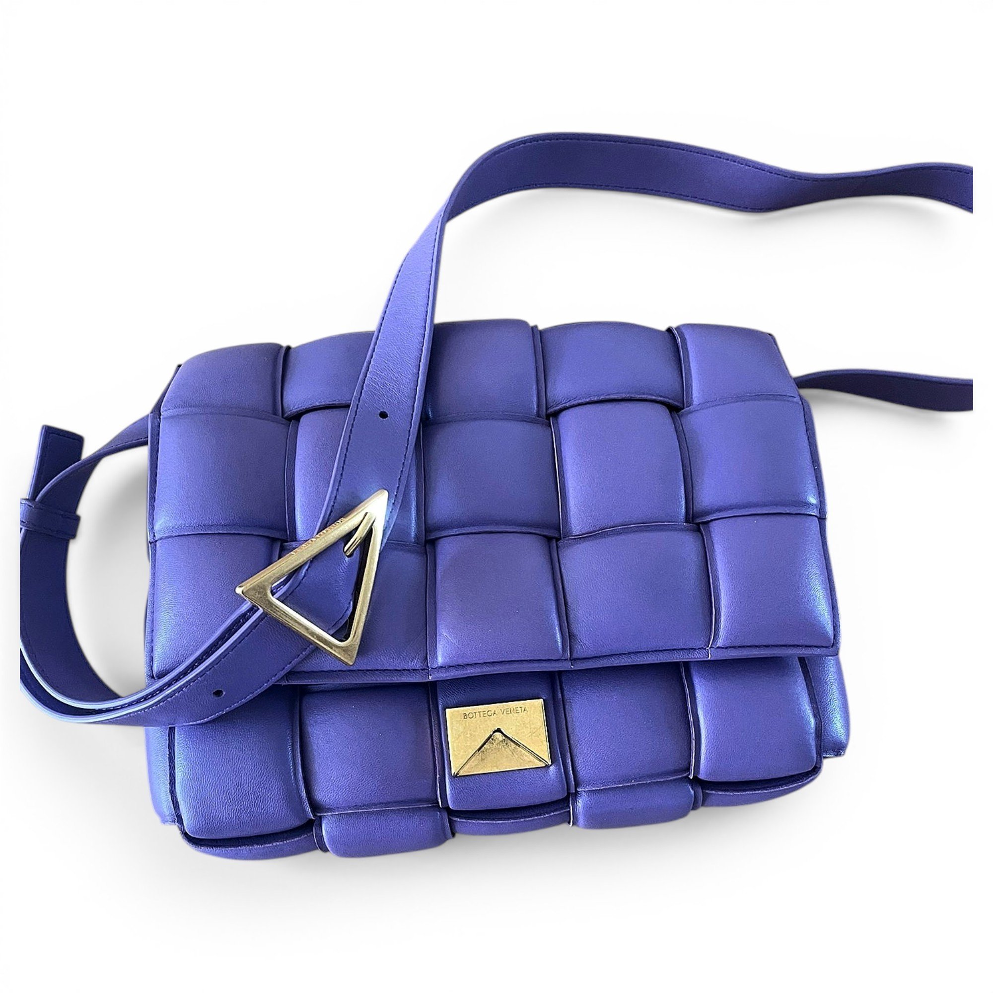 Cassette Padded leather crossbody bag