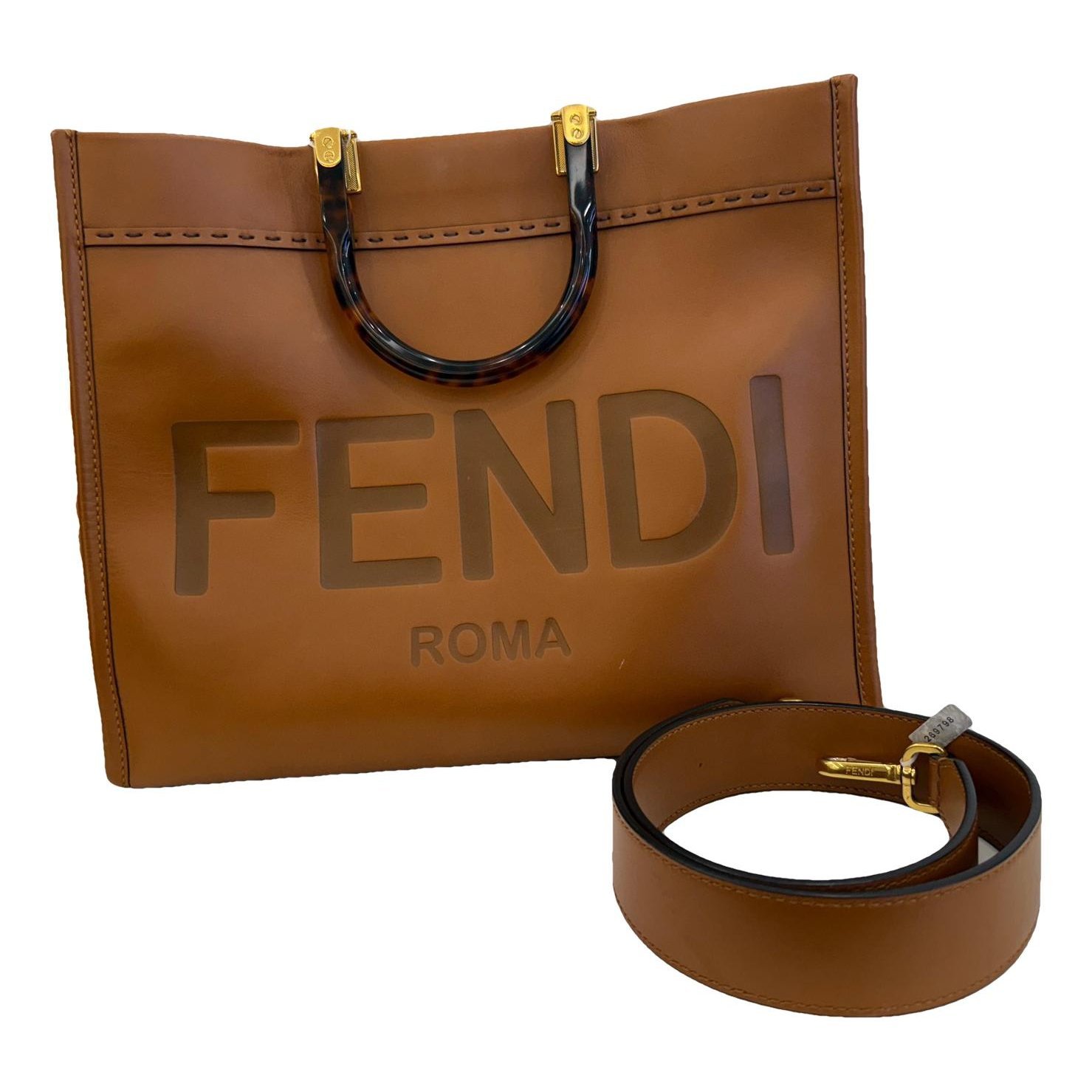Sunshine leather tote