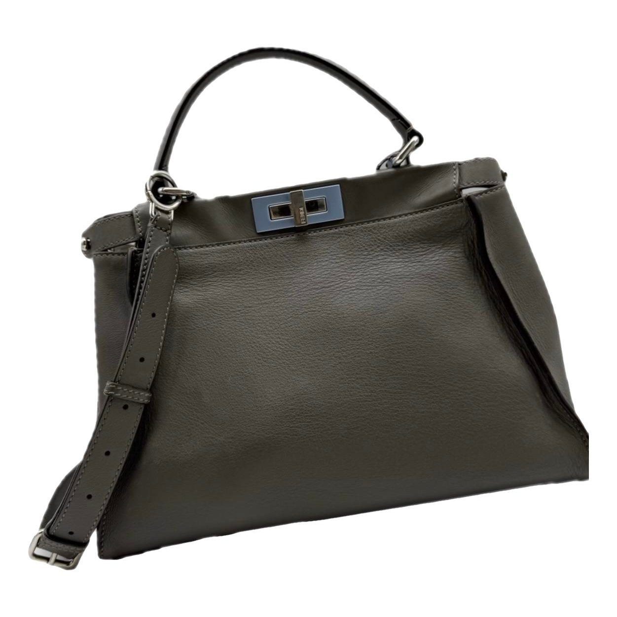 Peekaboo leather handbag