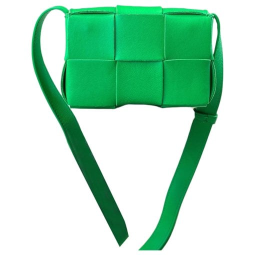 Cassette leather handbag