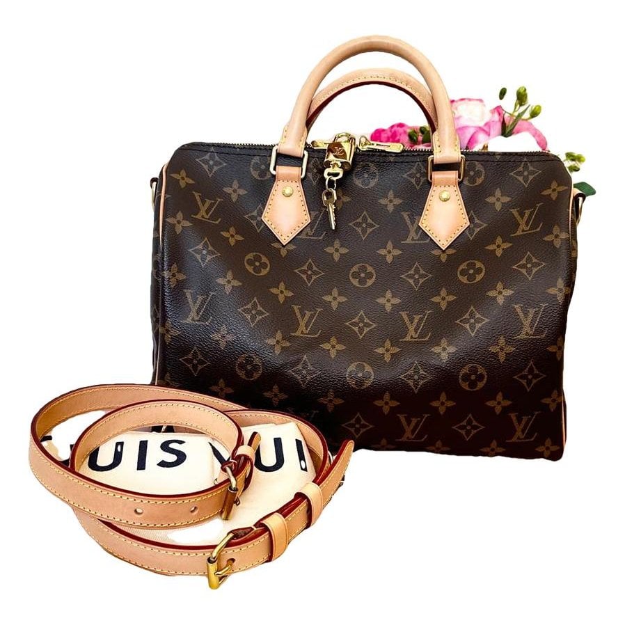 Louis Vuitton Speedy Bandoulière cloth handbag