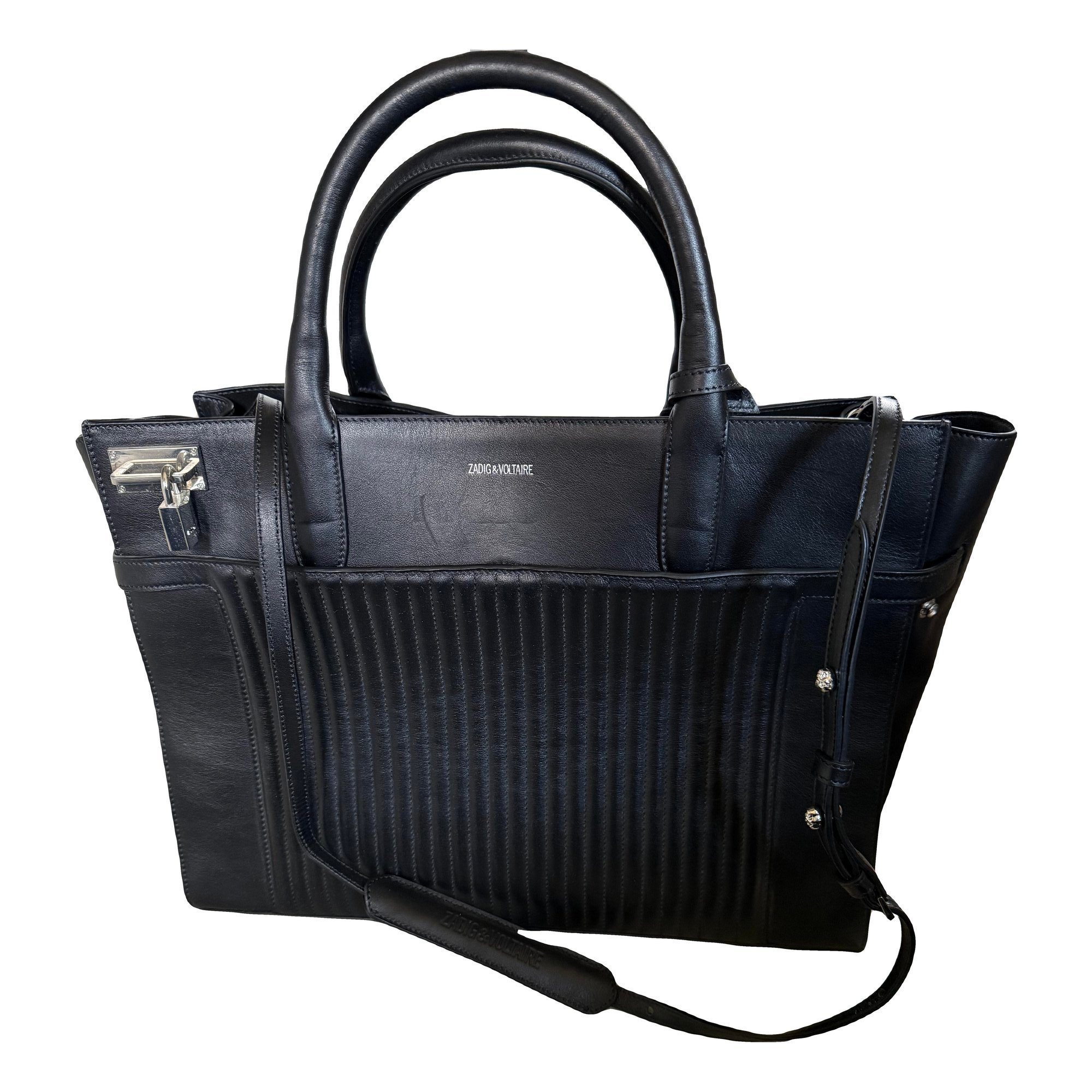 Candide leather handbag