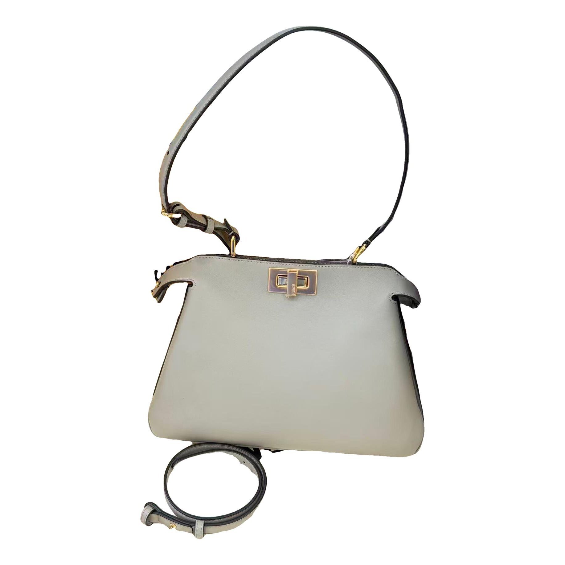 Peekaboo leather handbag