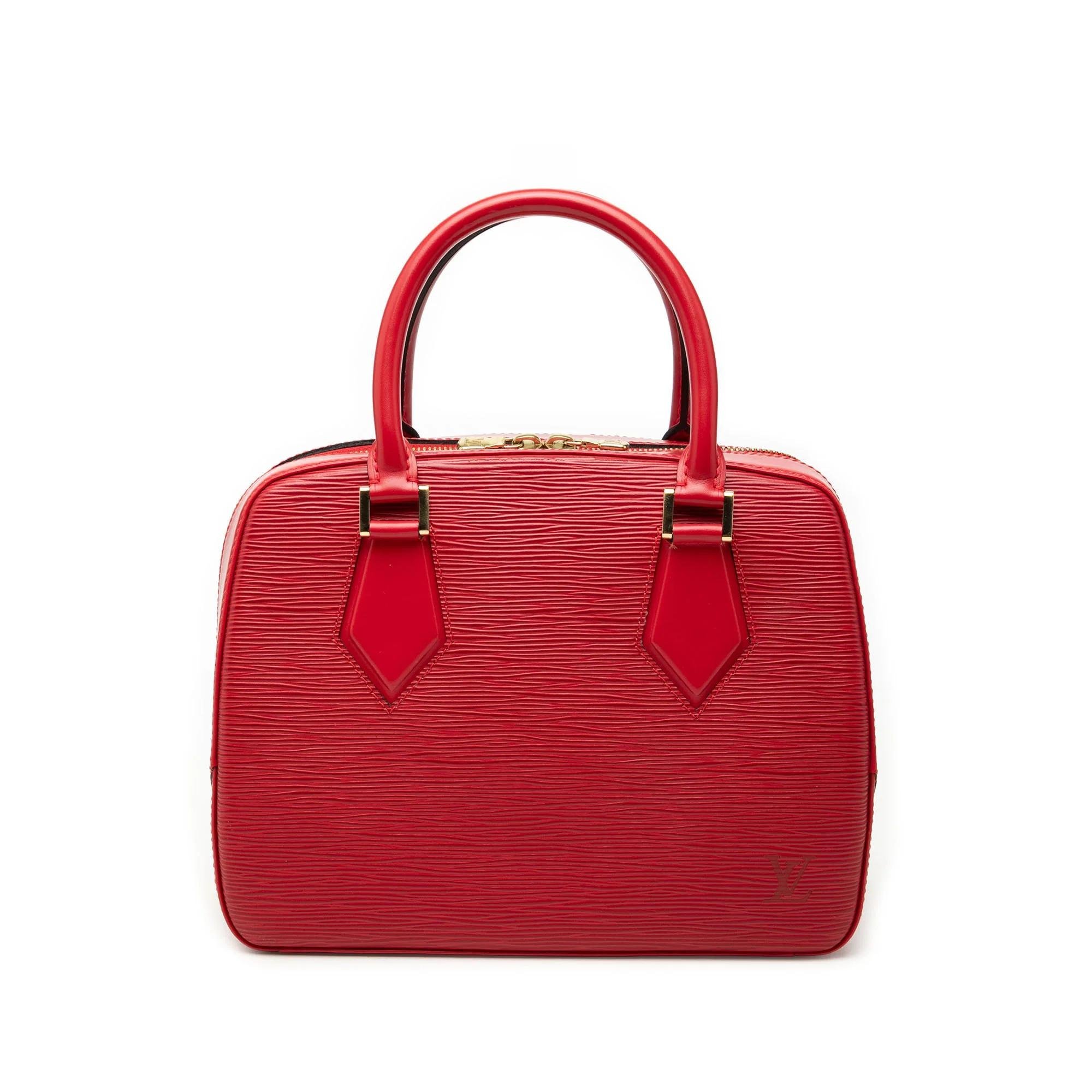 Sablon leather handbag