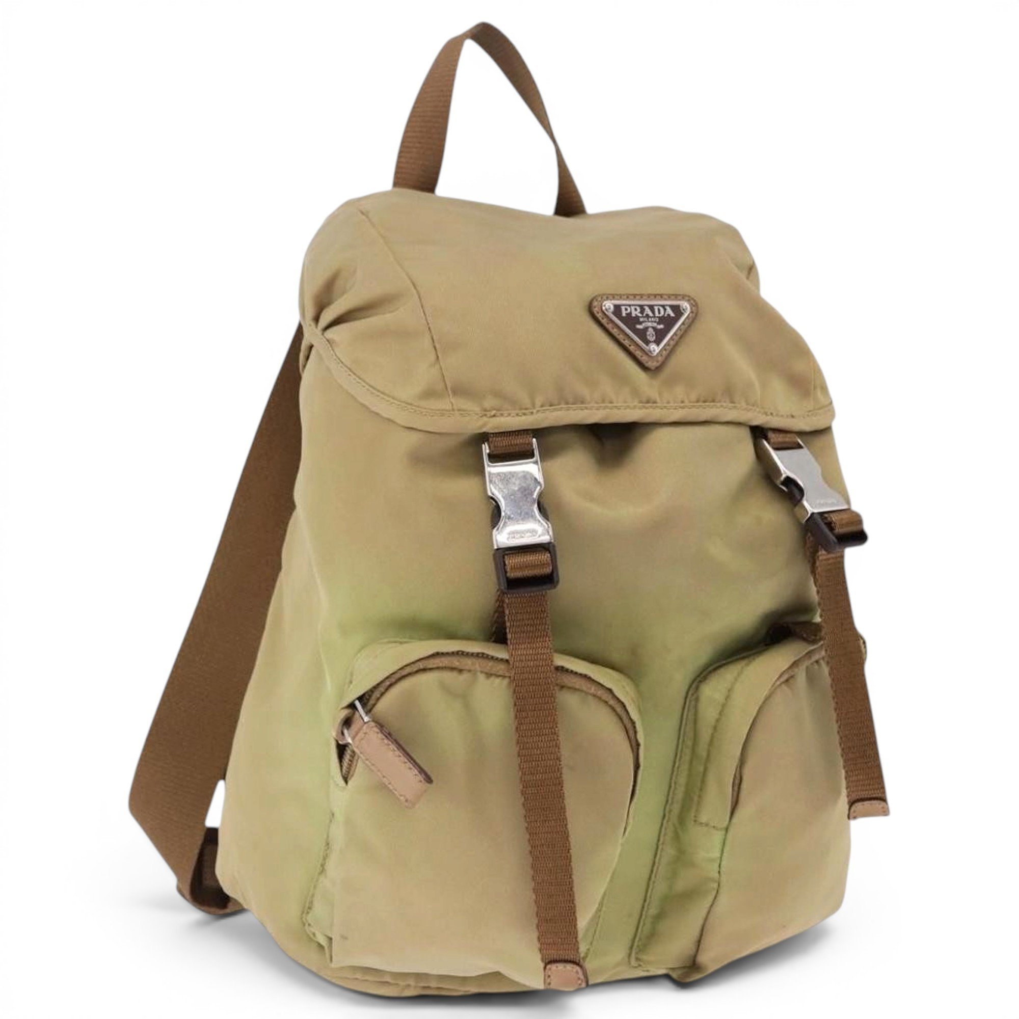 Leather backpack