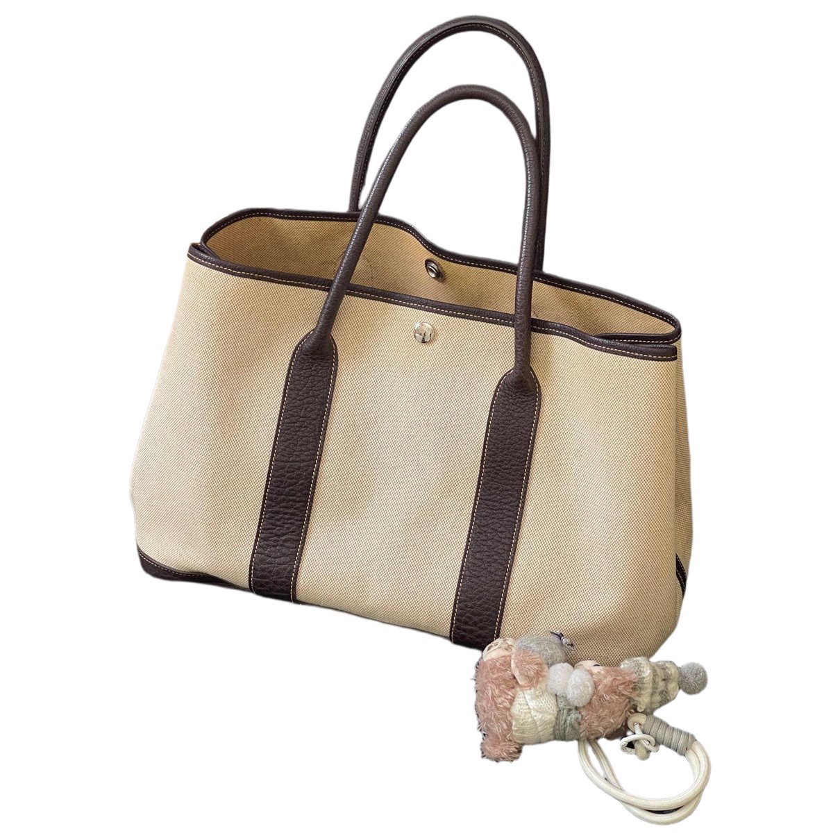 Hermes Garden Party Handbag Negonda Leather 2003