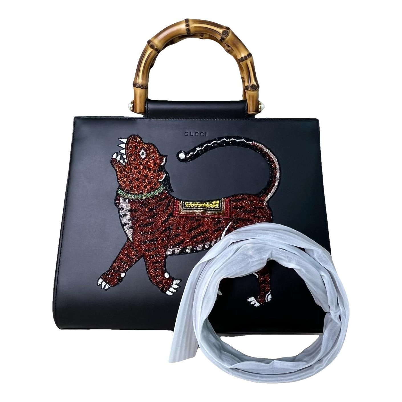 Leather handbag