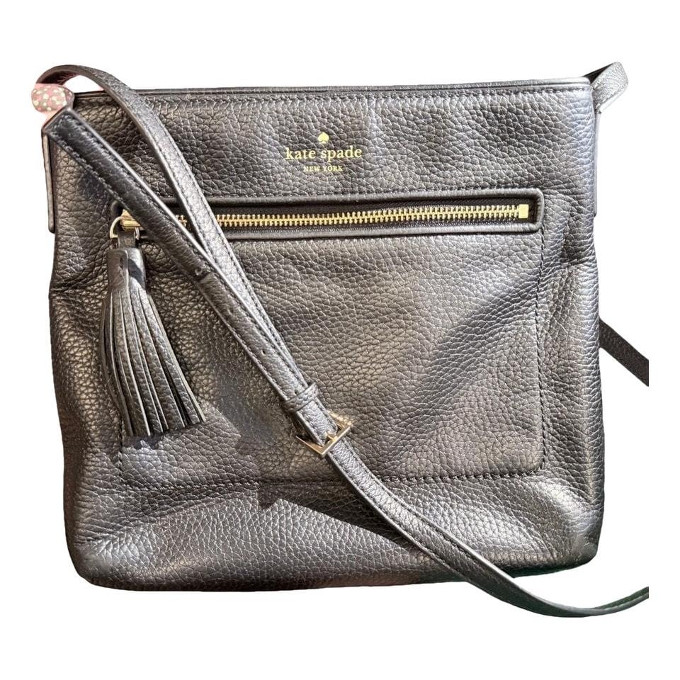 Leather crossbody bag