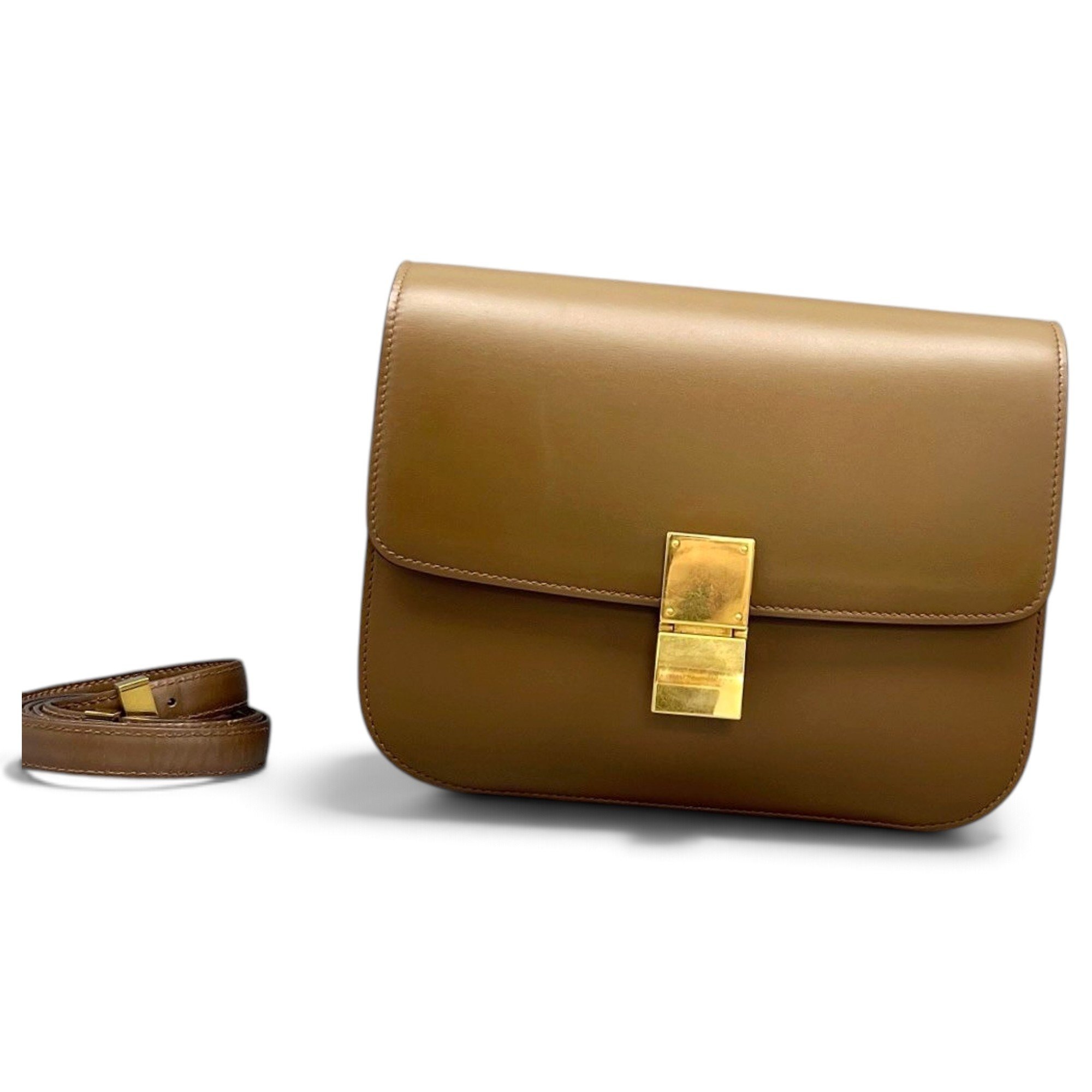 Classic leather handbag