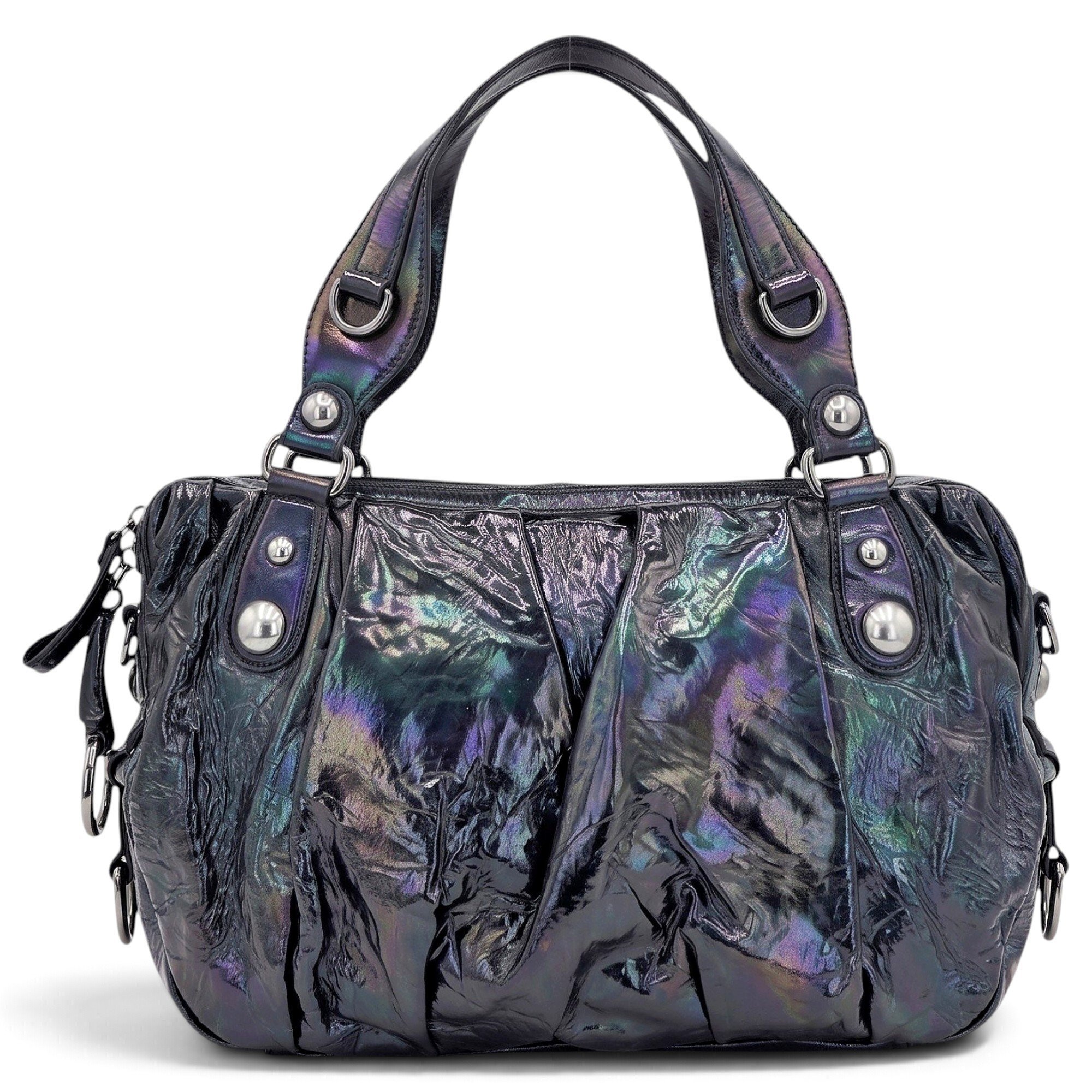 Vinyl handbag