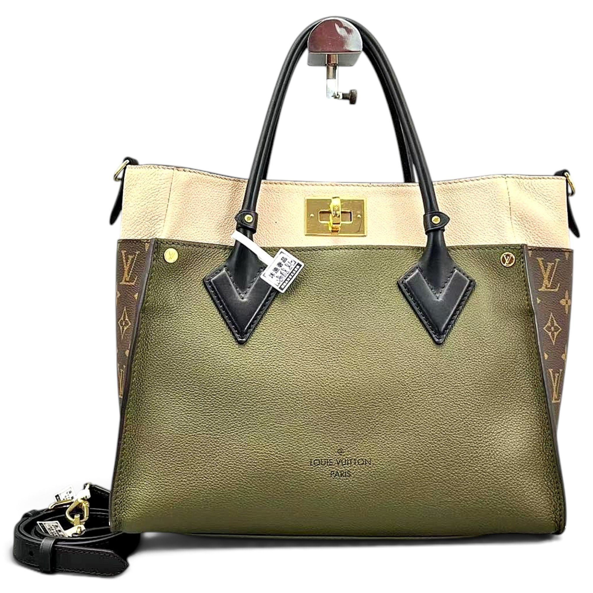 On My Side leather handbag