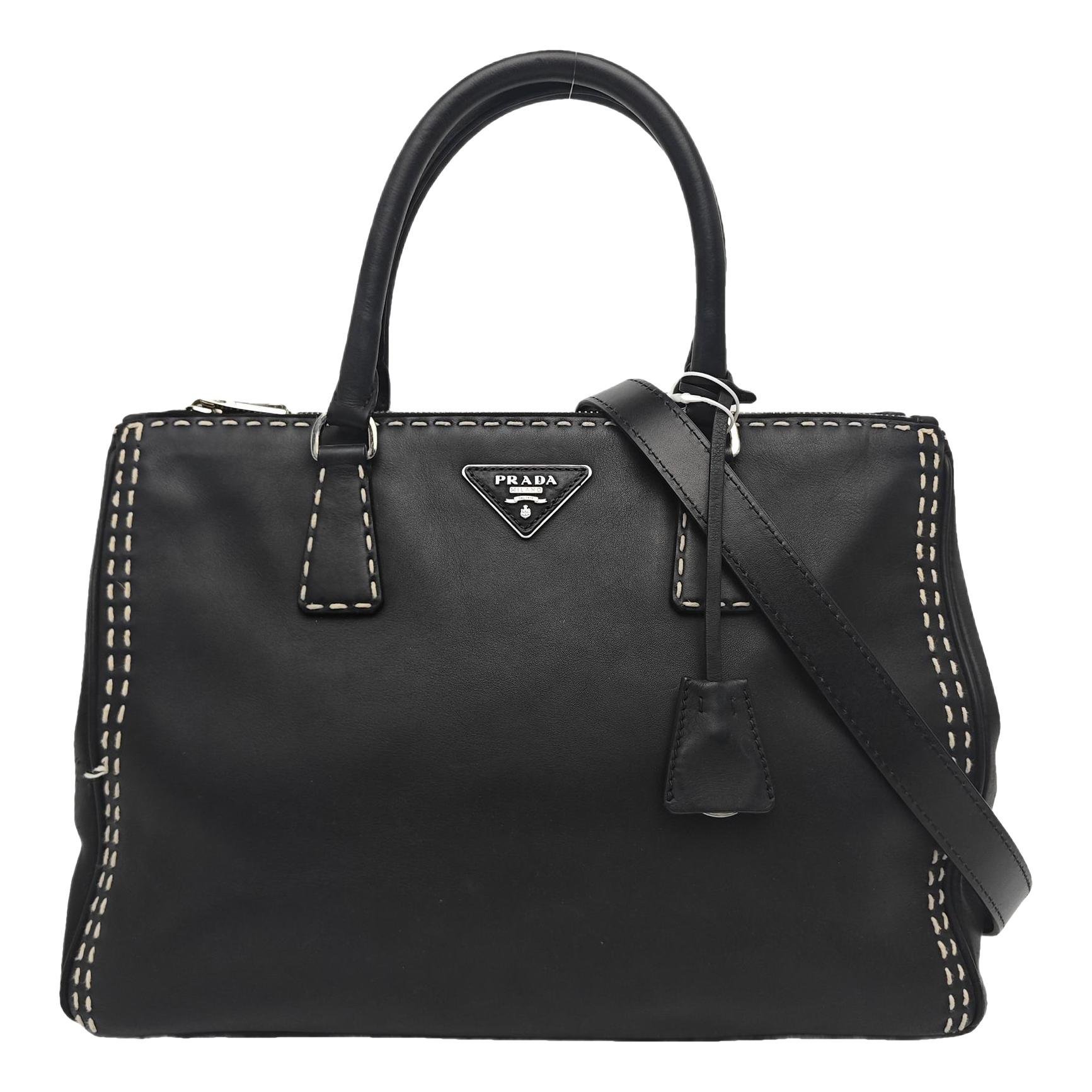 Galleria leather handbag