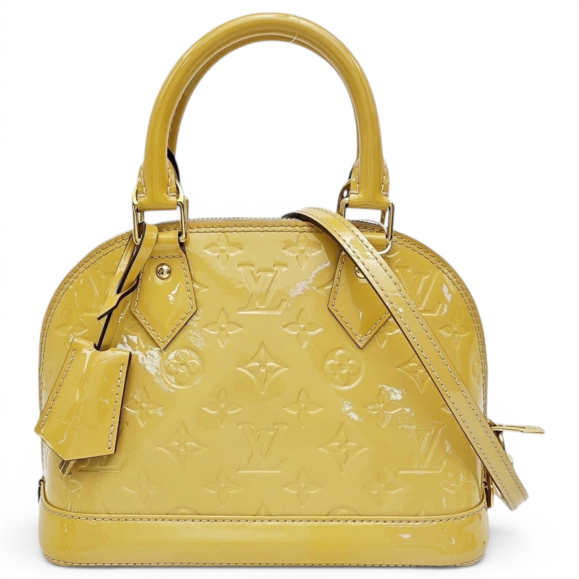 Alma patent leather handbag