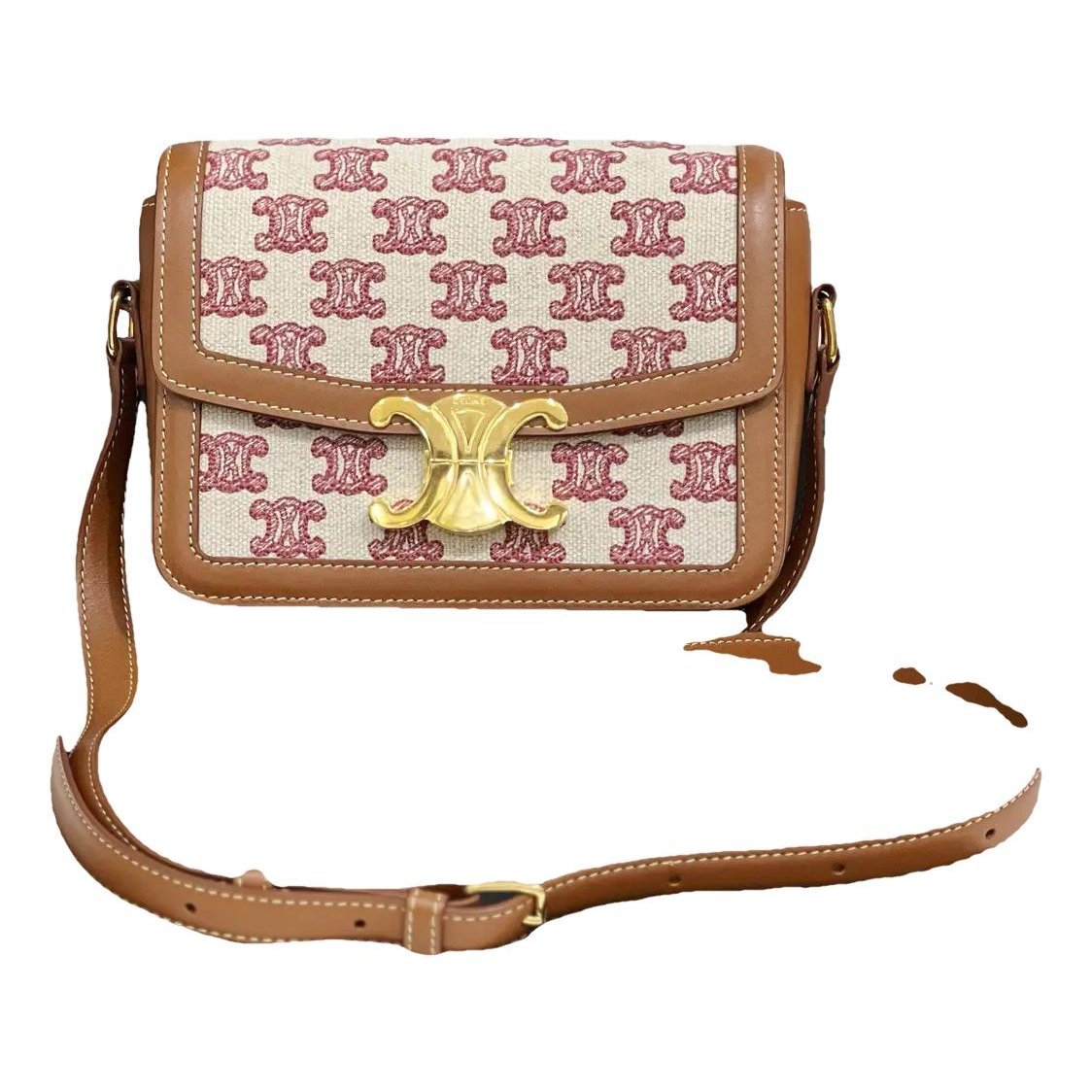 Triomphe leather handbag