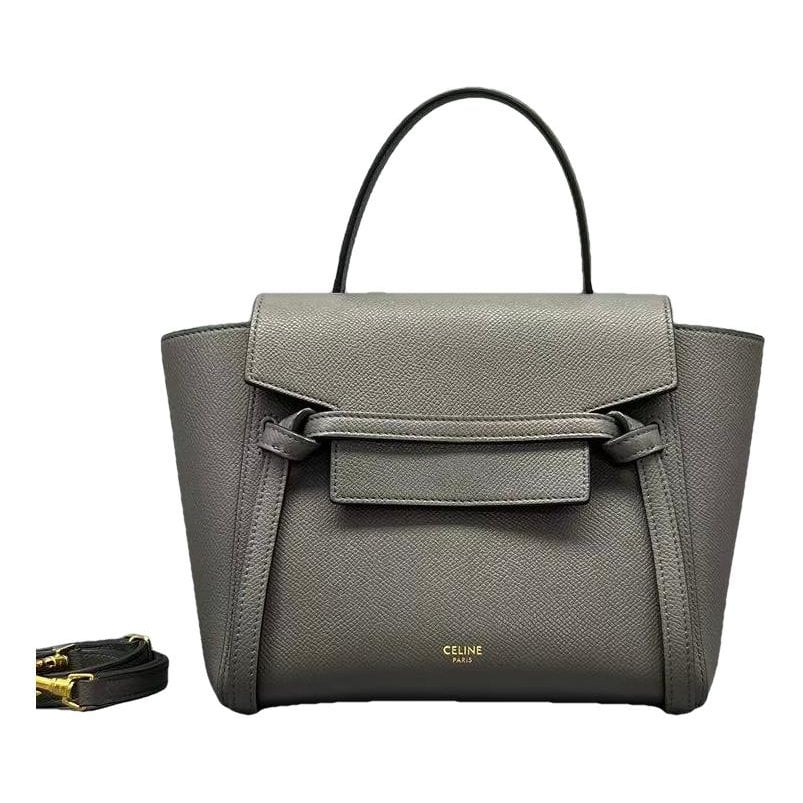 Belt leather handbag