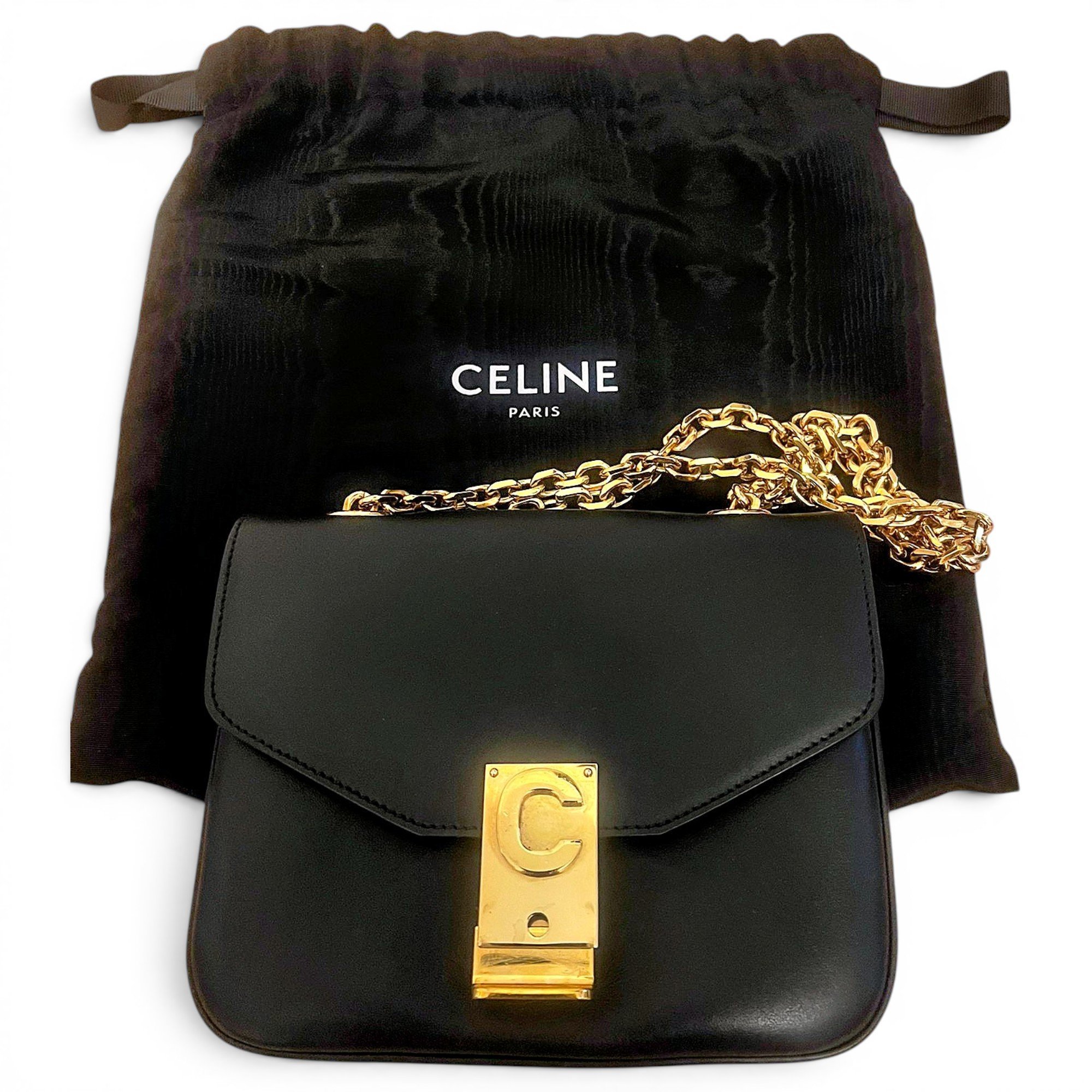 C bag leather handbag