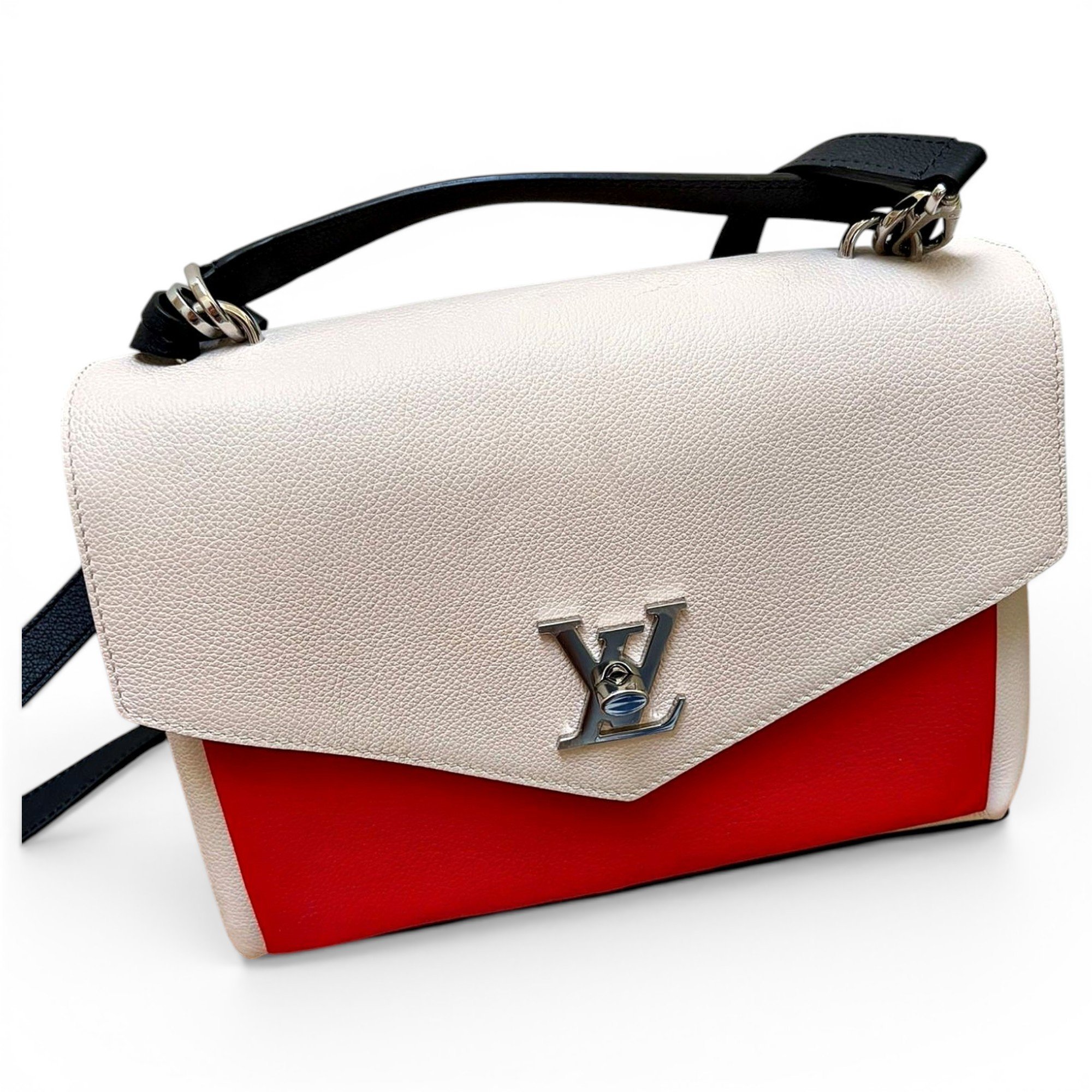 Lockme leather handbag