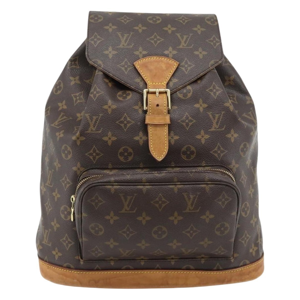 Montsouris leather backpack
