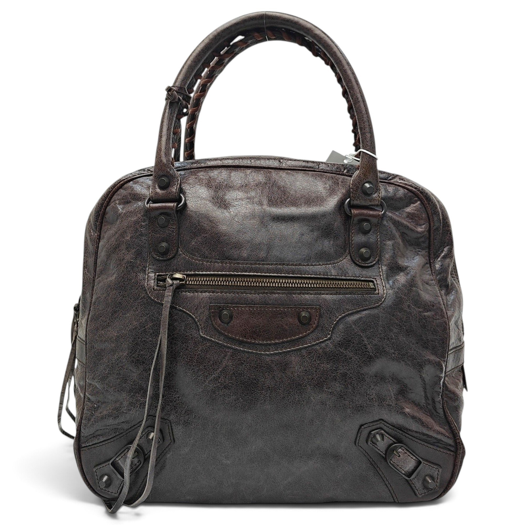 Leather handbag
