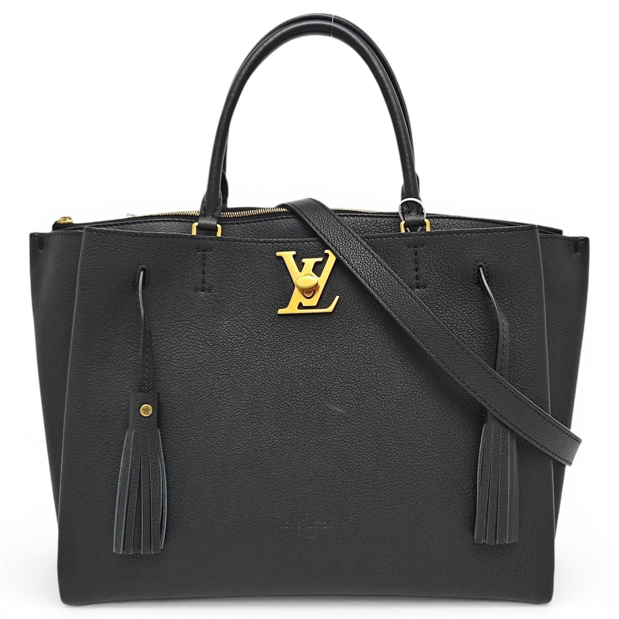 Lockme leather handbag