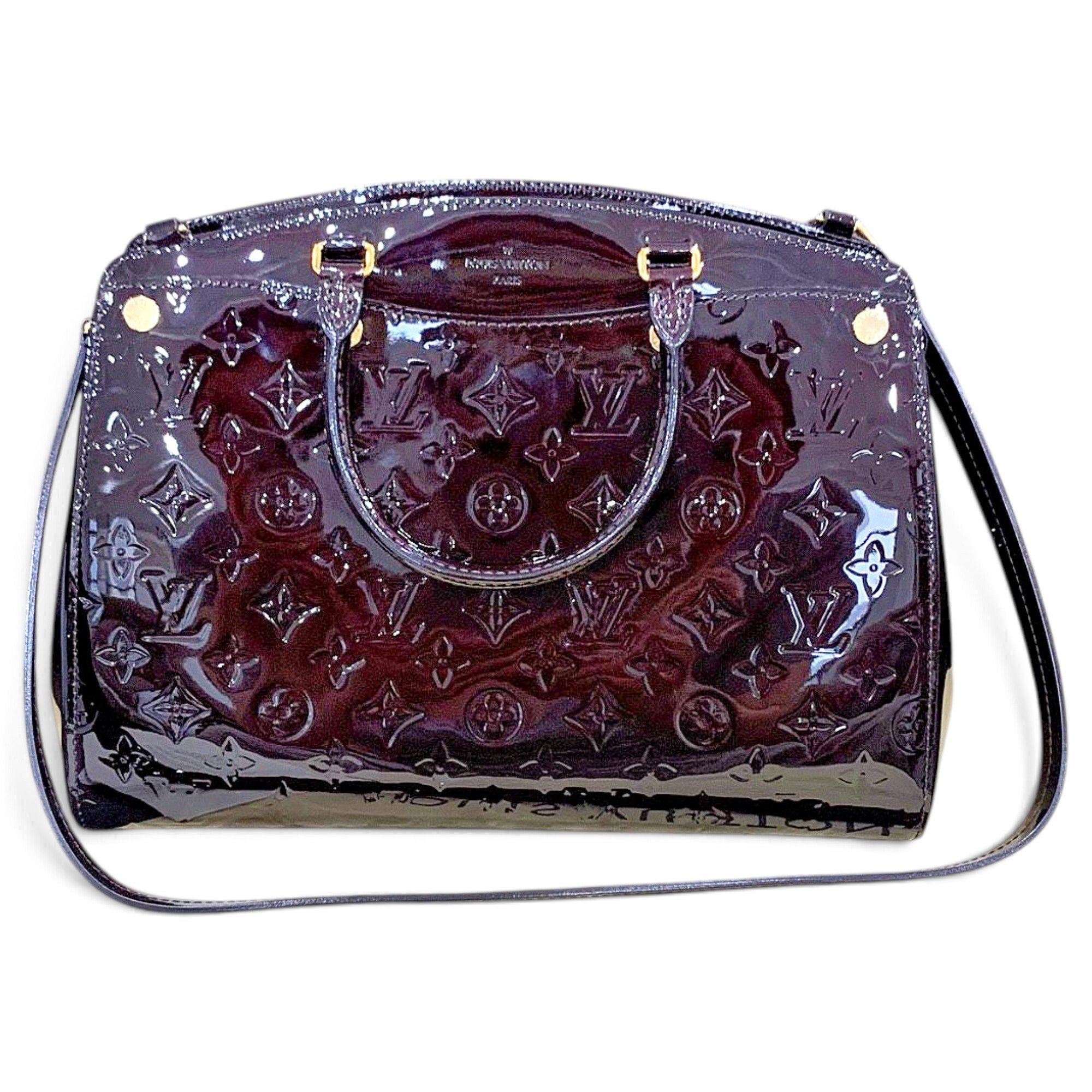 Bréa patent leather handbag